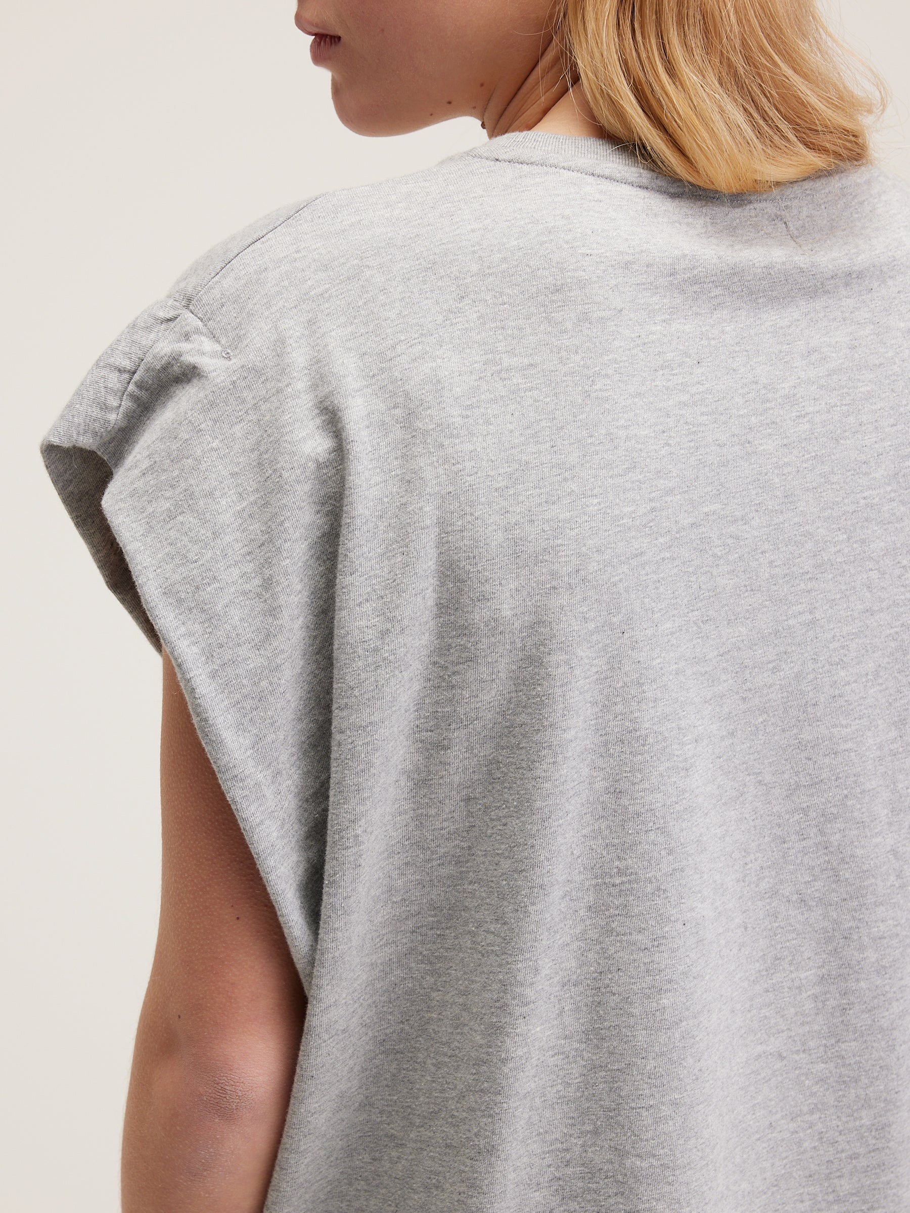 T-shirt Col Rond Vice - Heather grey Pour Femme | Bellerose