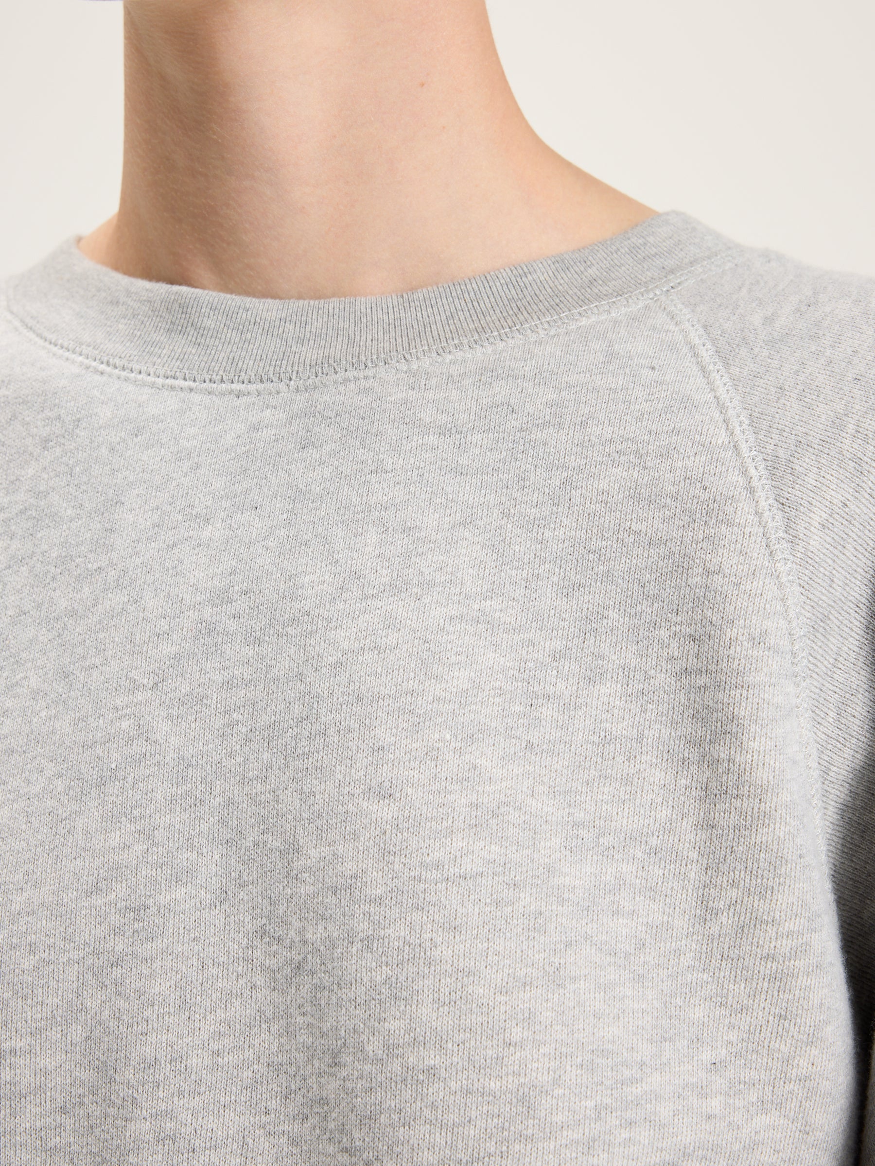 Fella Relaxed Sweatshirtshirt - Heather grey Voor Dames | Bellerose