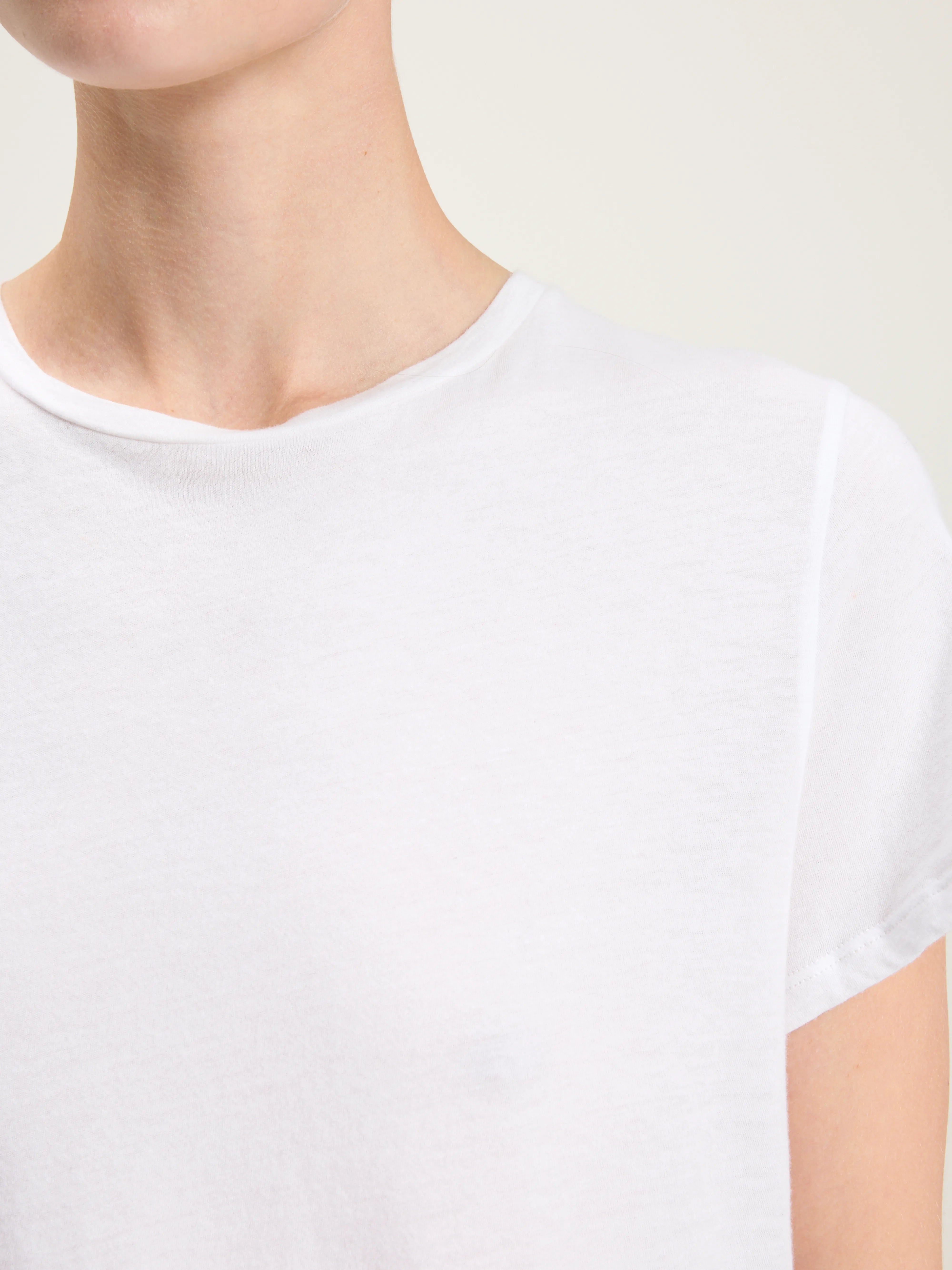 Covi Korte Mouwen T-shirt - White Voor Dames | Bellerose