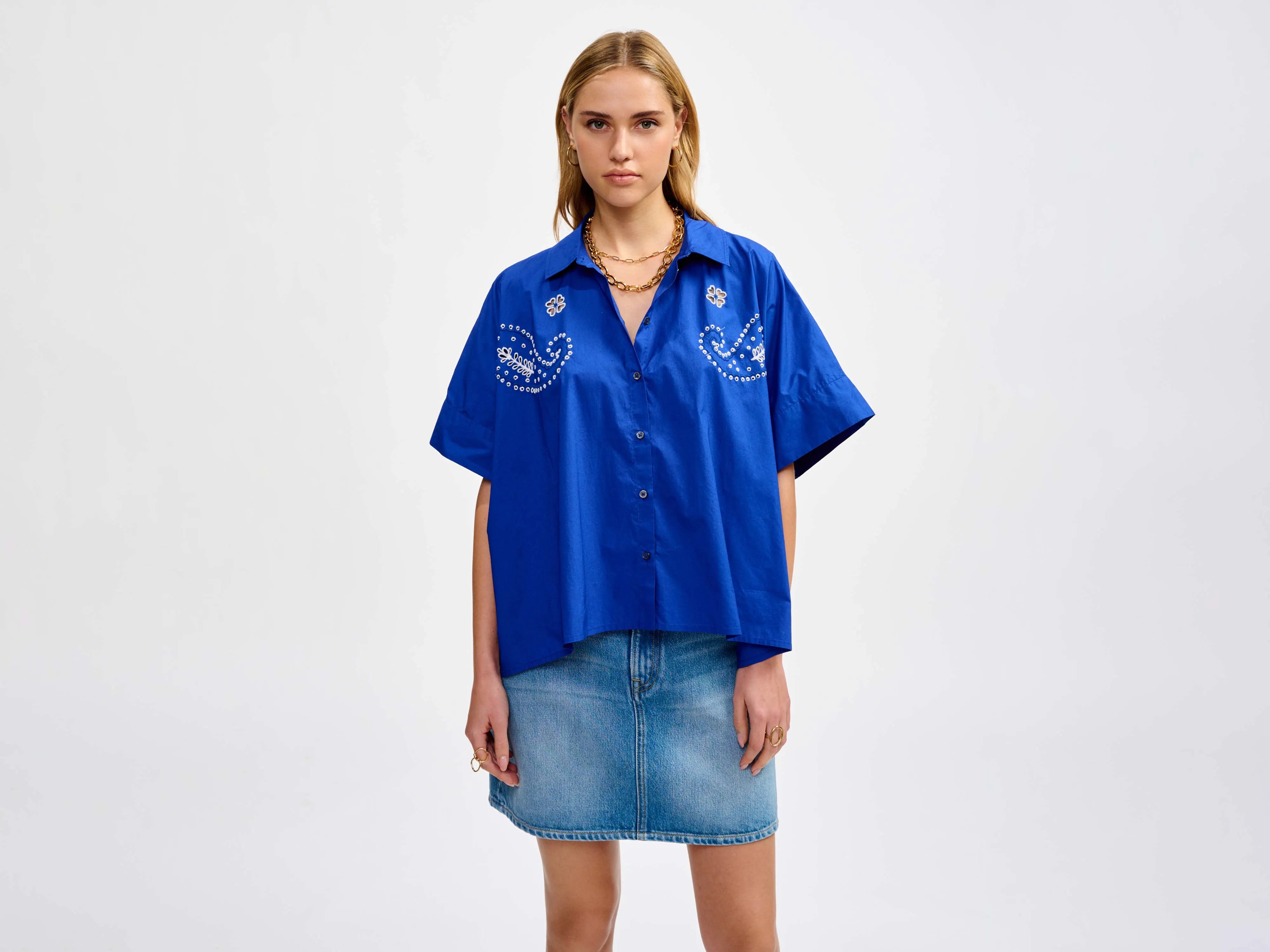 cosmic blouse (241 / W / LAZULI)