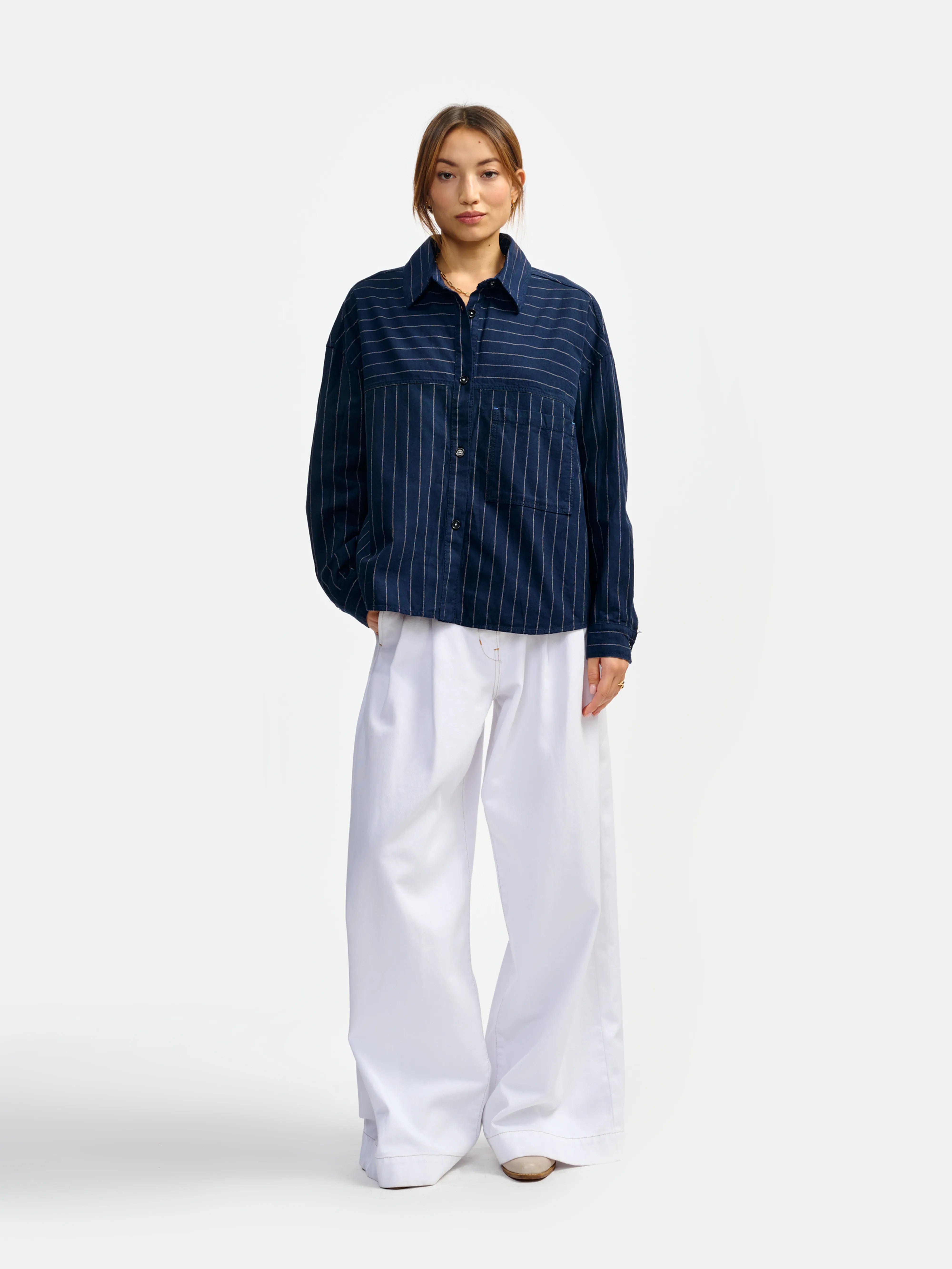 link overhemd (241 / W / STRIPE A)