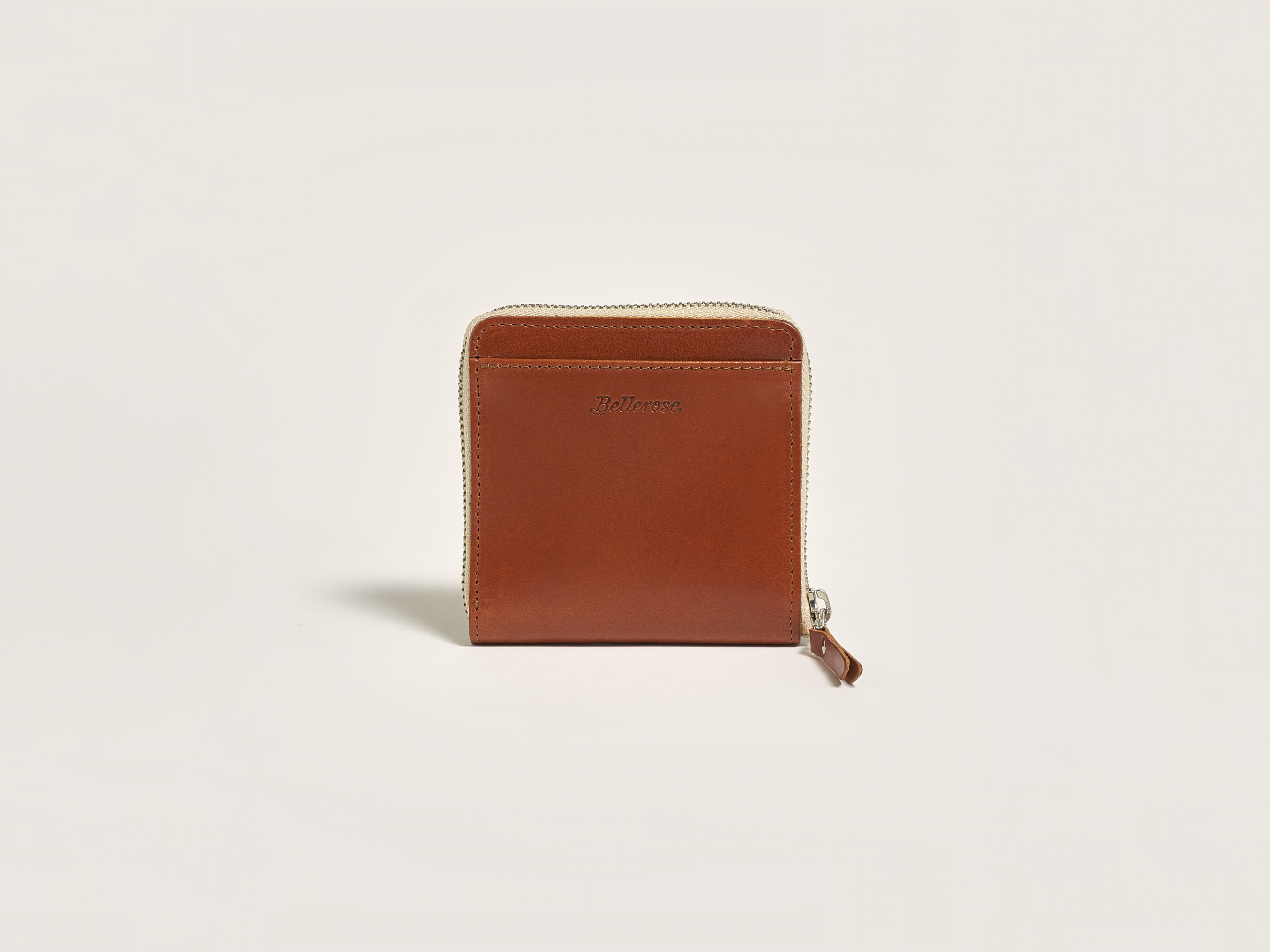 Dolhar zipped wallet (242 / W / COGNAC)