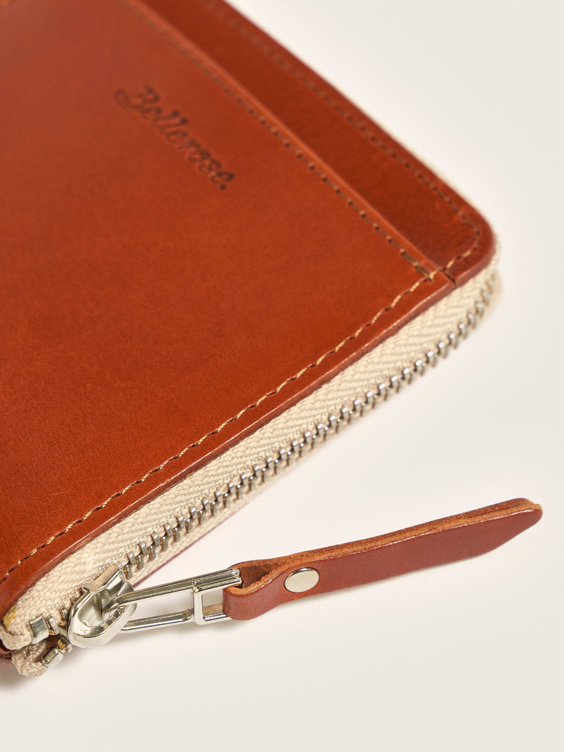 Dolhar zipped wallet (242 / W / COGNAC)