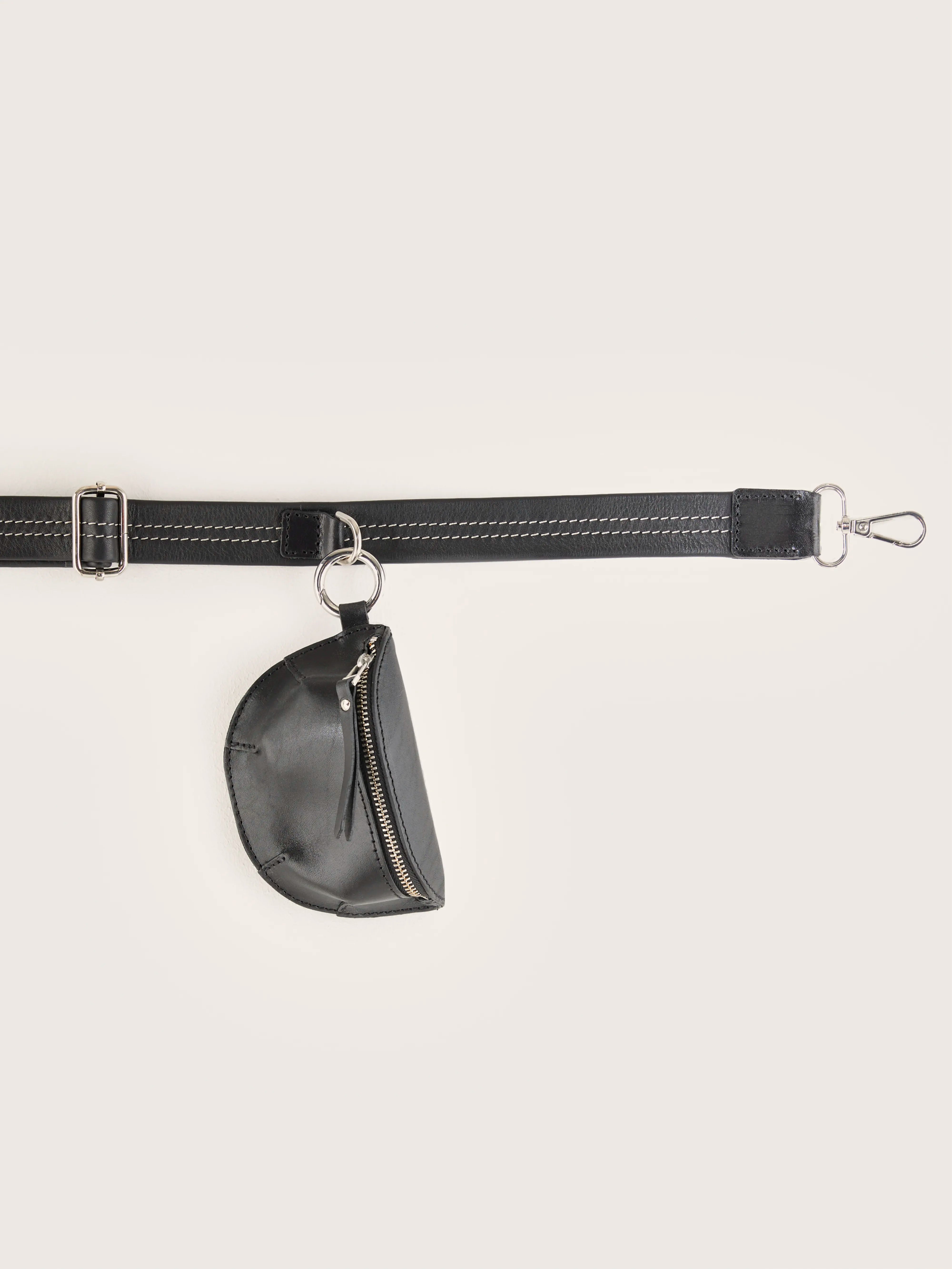 Sogo Adjustable Leather Strap - Black For Women | Bellerose