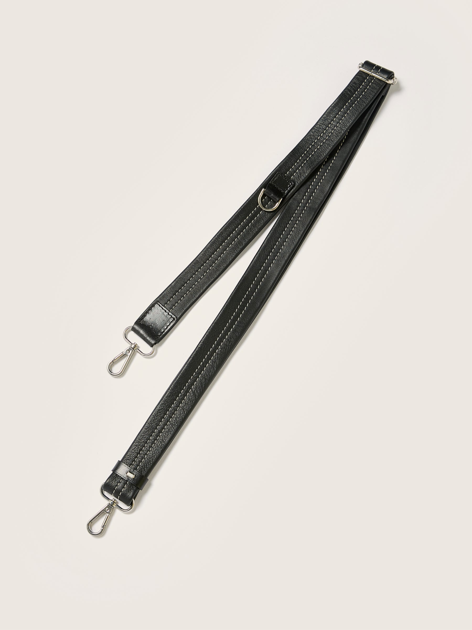 Sogo verstelbare leren strap (251 / W / BLACK)