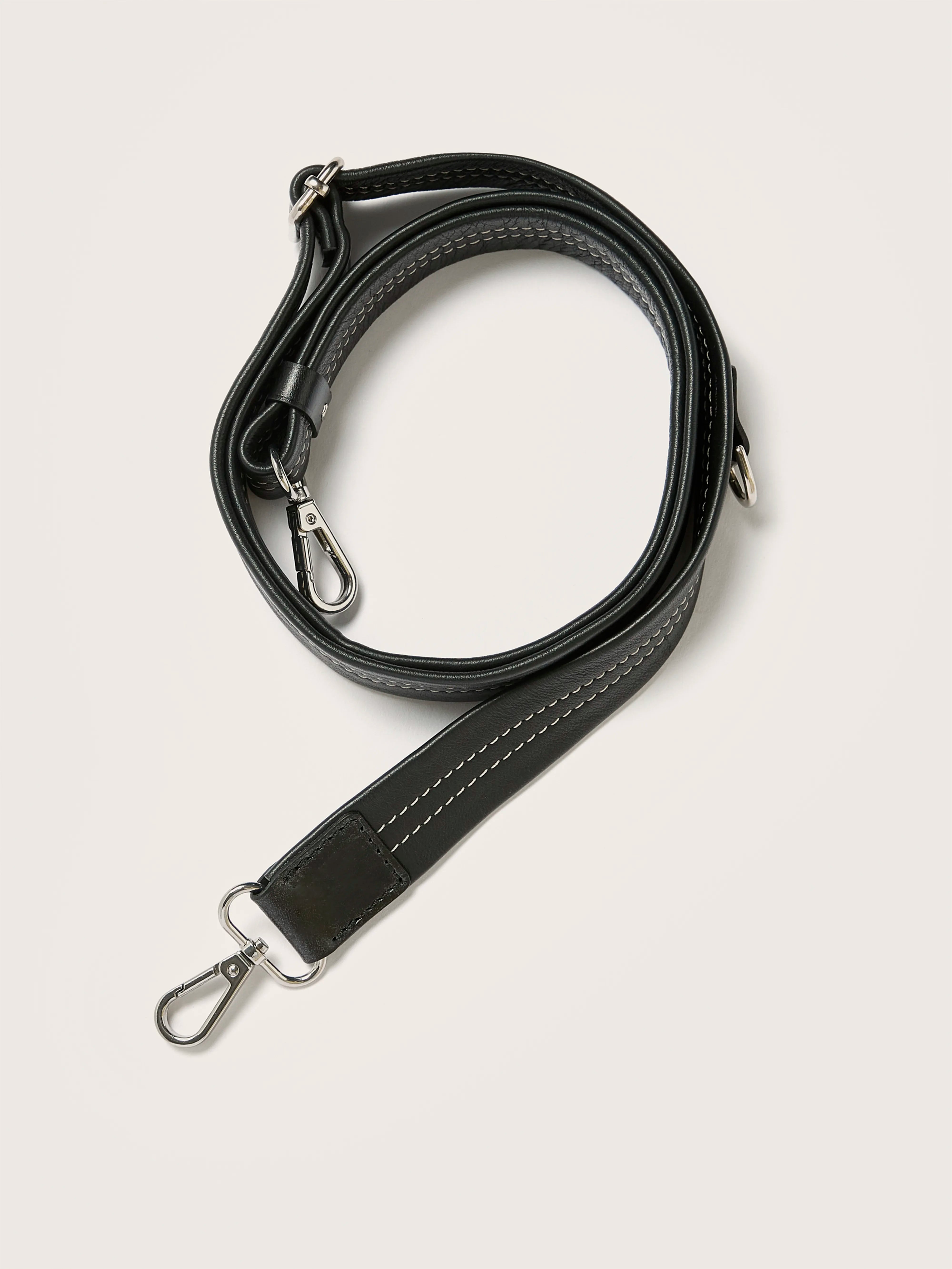 Sogo Verstelbare Leren Strap - Black Voor Dames | Bellerose