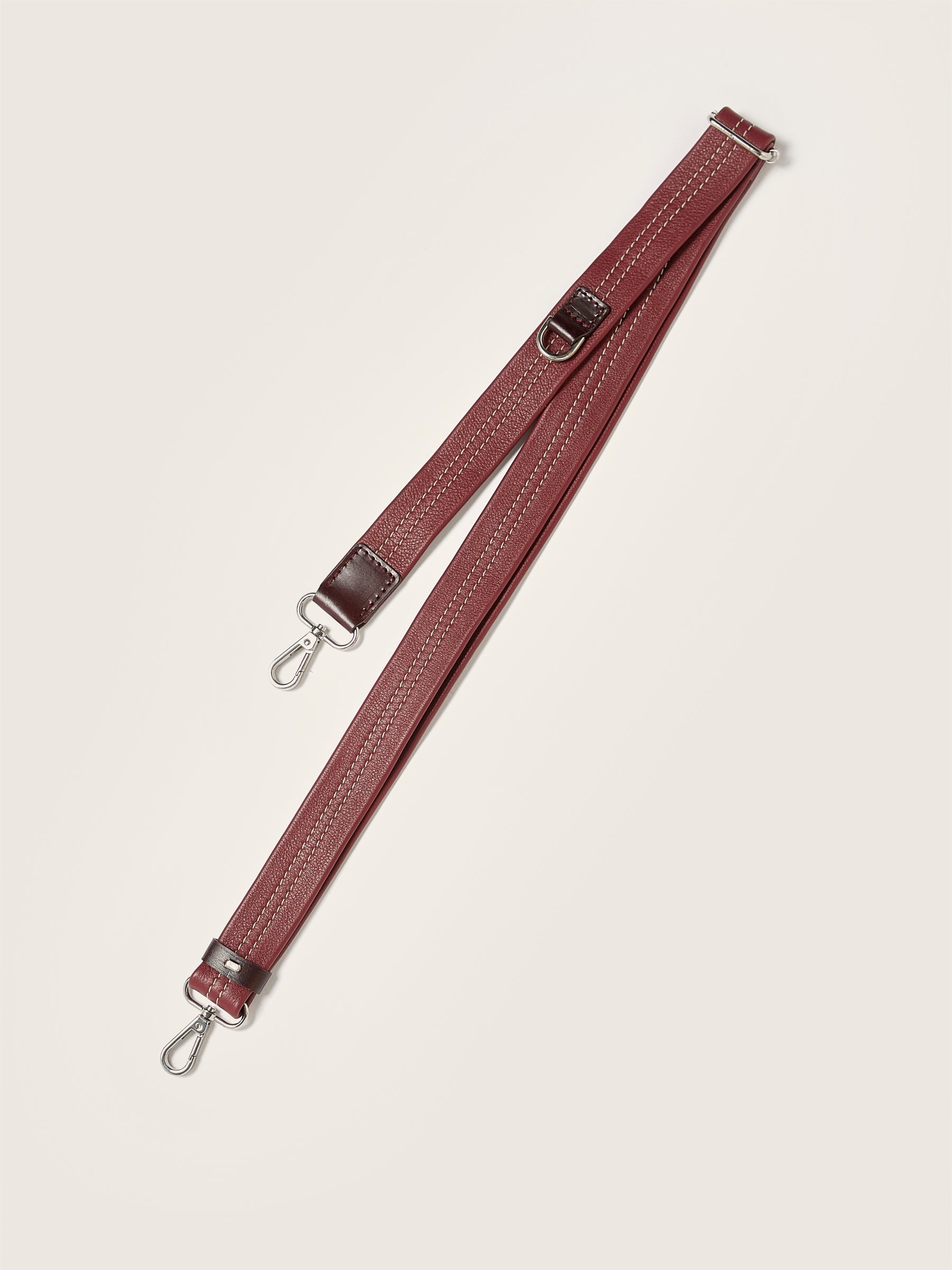 Sogo Verstelbare Leren Strap - Bordeaux Voor Dames | Bellerose