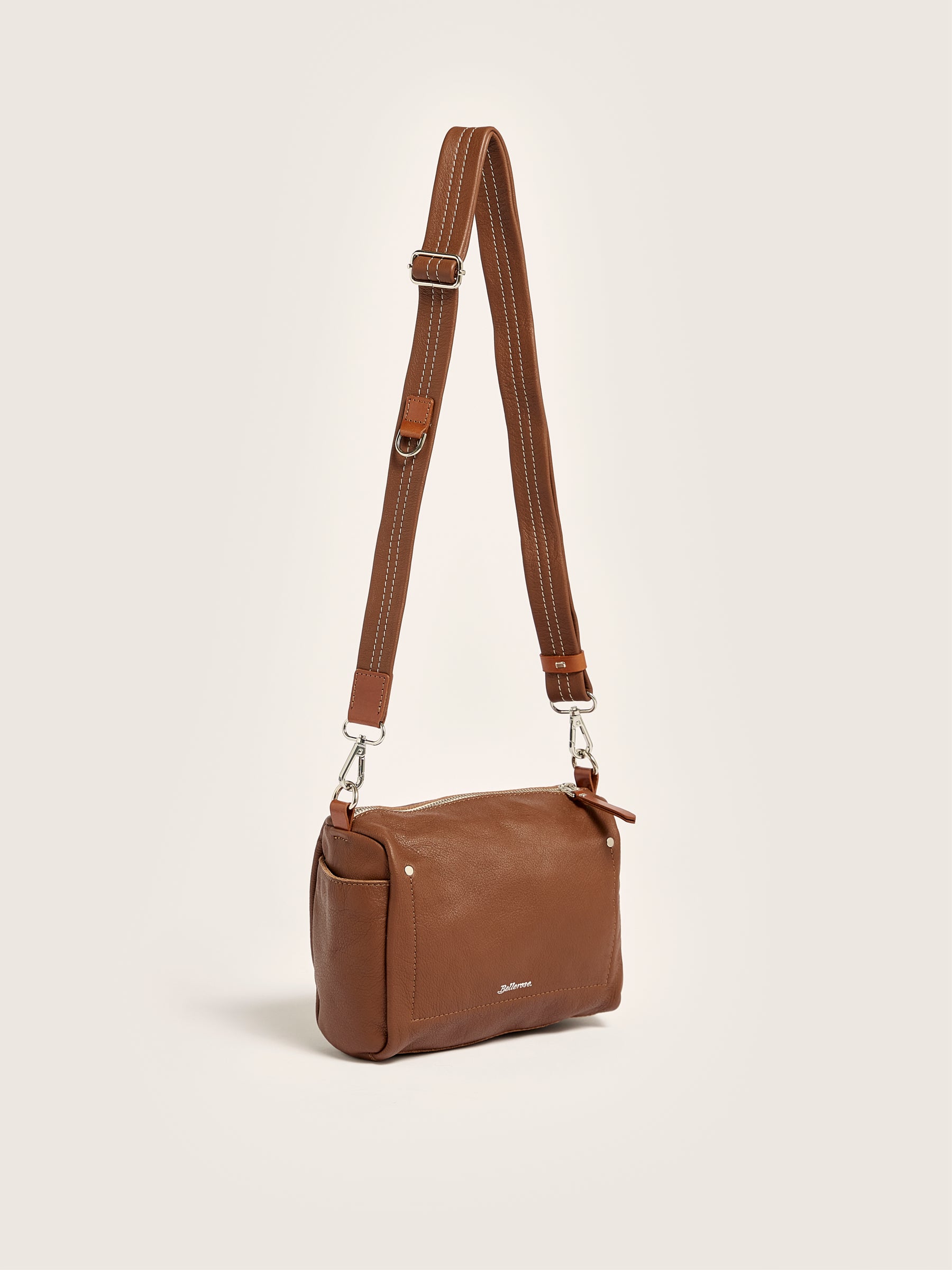 Sangle en cuir ajustable Sogo (251 / W / COGNAC)