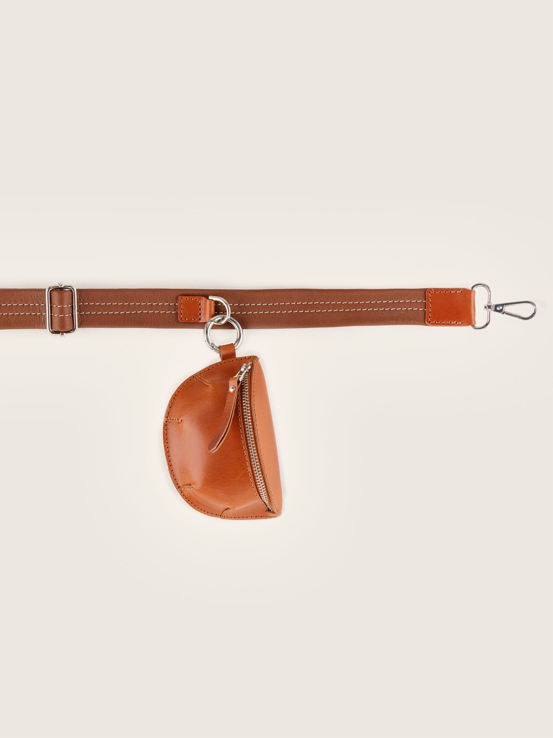 Sogo Adjustable Leather Strap - Cognac For Women | Bellerose