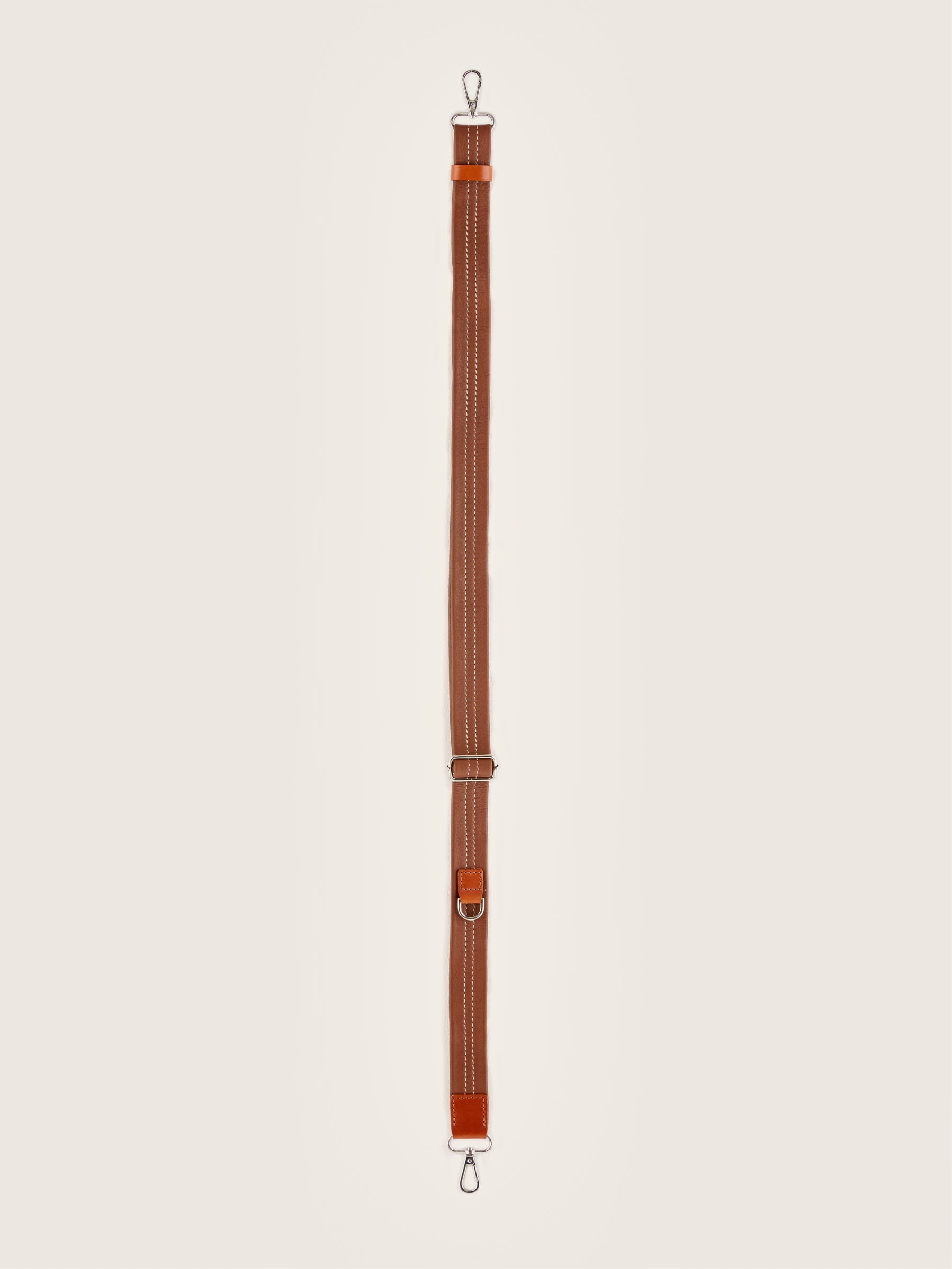 Sogo verstelbare leren strap (251 / W / COGNAC)