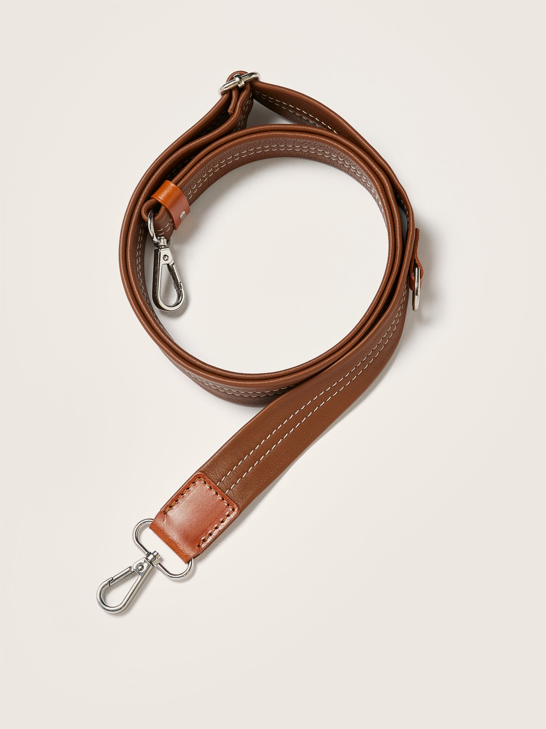 Sogo adjustable leather strap (251 / W / COGNAC)