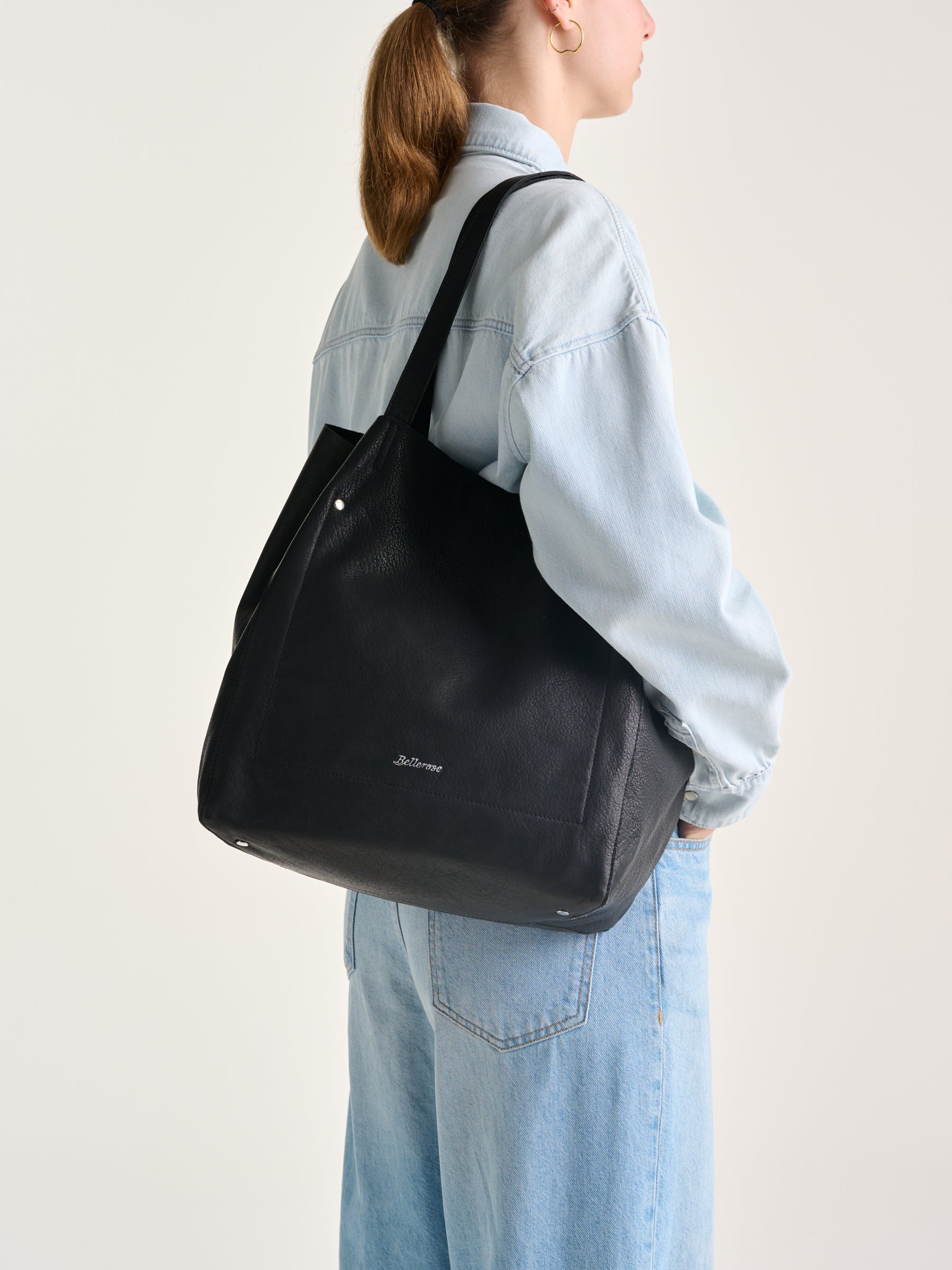 Dragi tote bag (251 / W / BLACK)