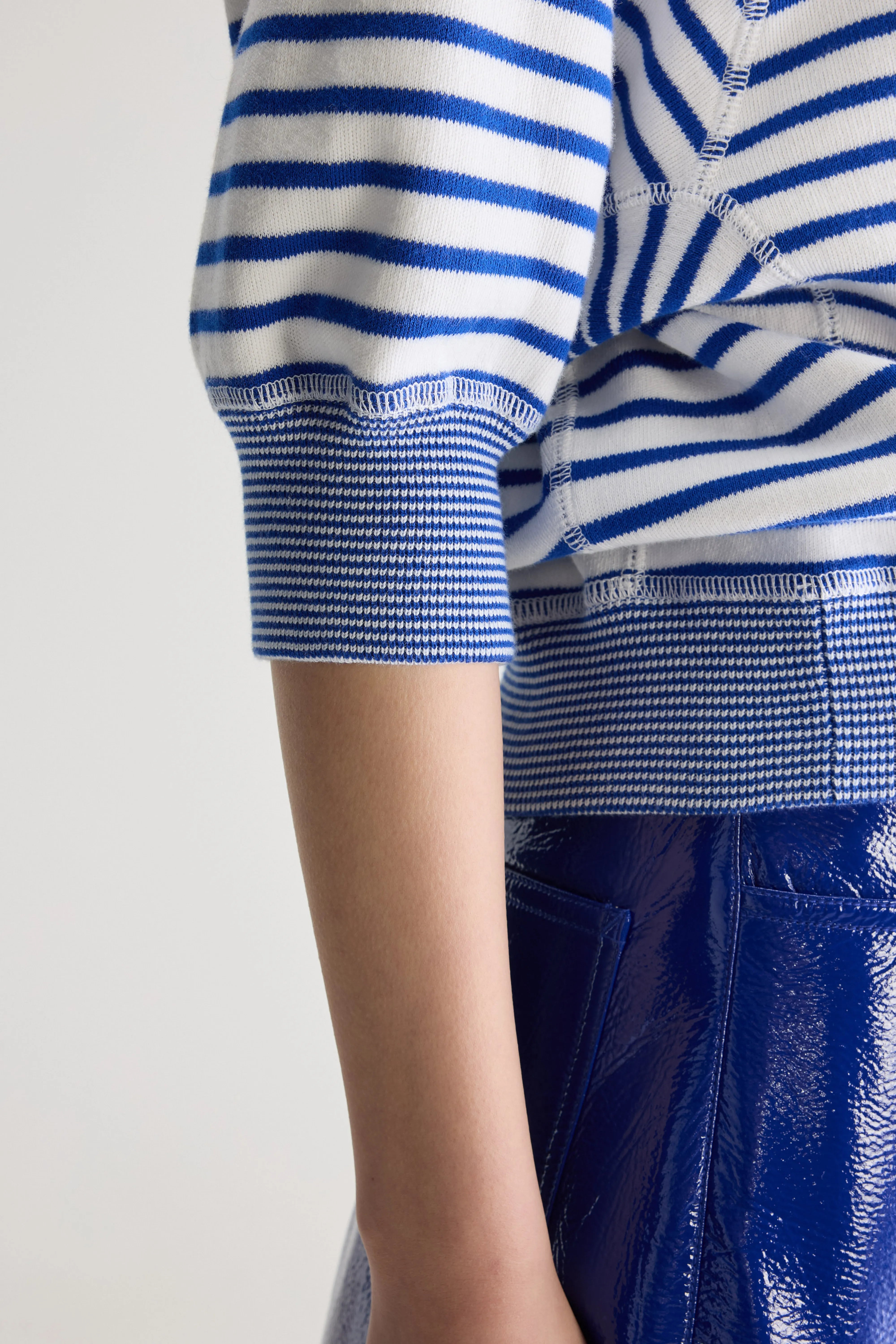 Pull Col Rond Anglet - Gitane / Vintage white Pour Femme | Bellerose