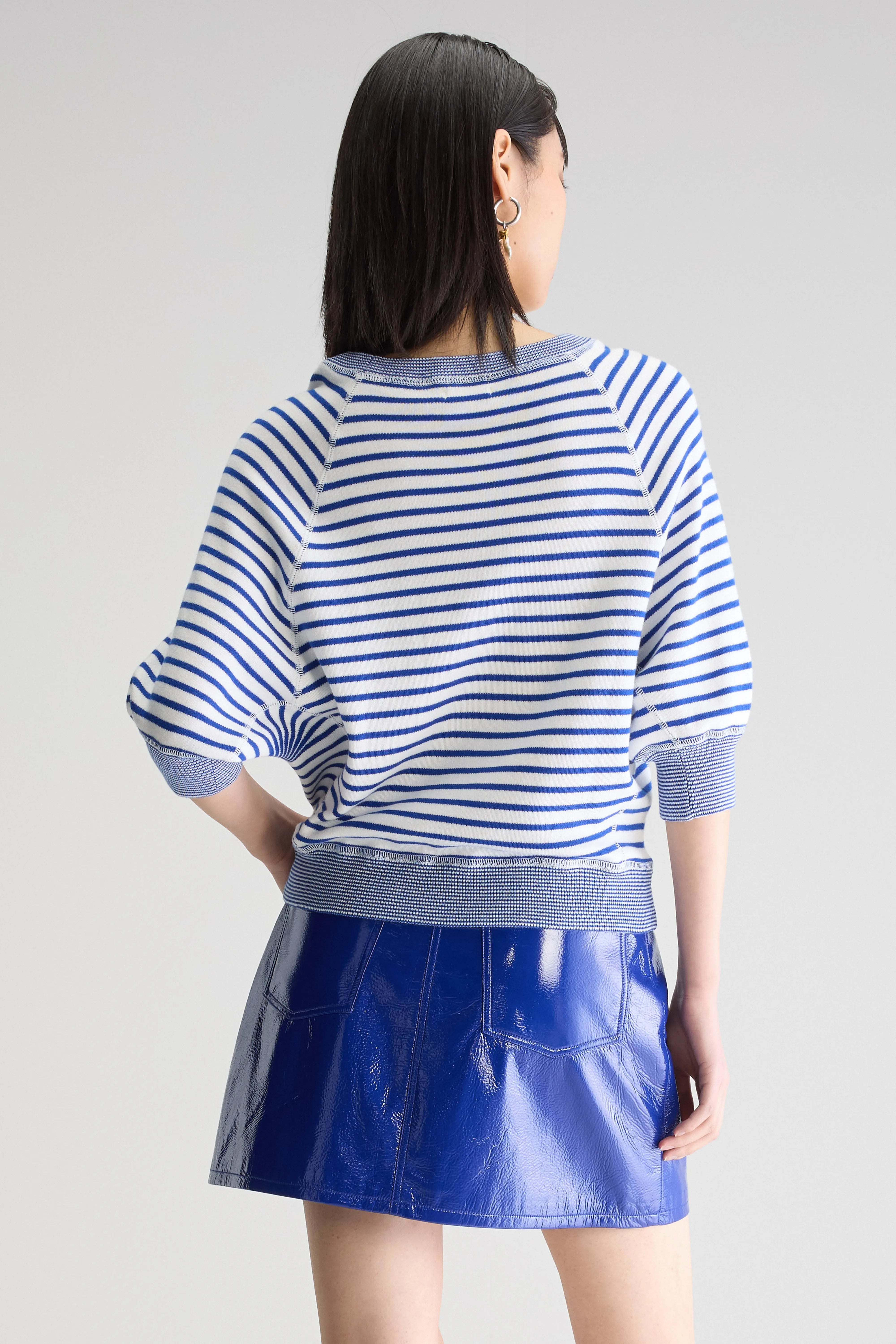 Pull Col Rond Anglet - Gitane / Vintage white Pour Femme | Bellerose