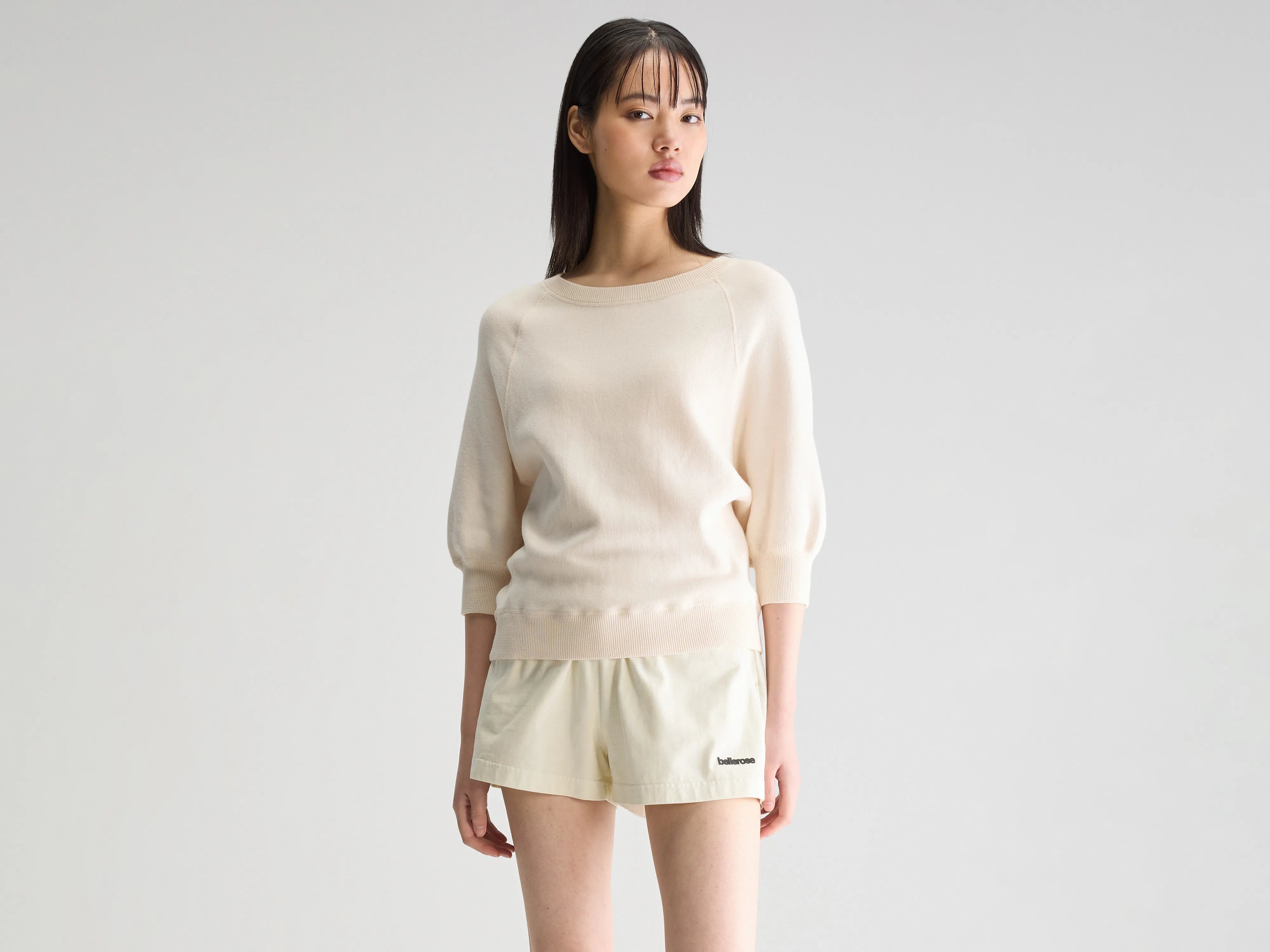 Pull col rond Anglet (242 / W / MILKY WAY)