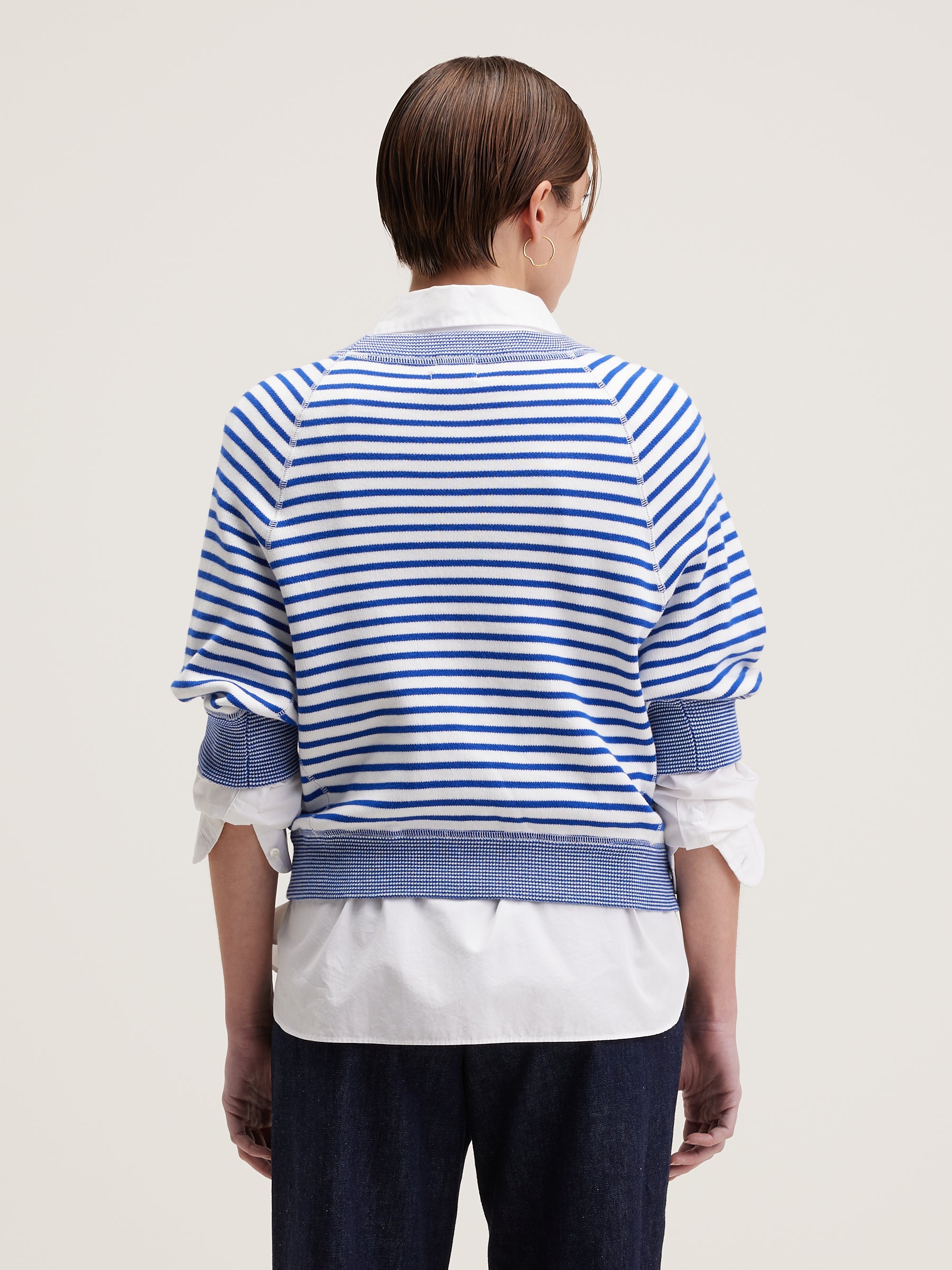 Pull col rond Anglet (242 / W / STRIPE A)