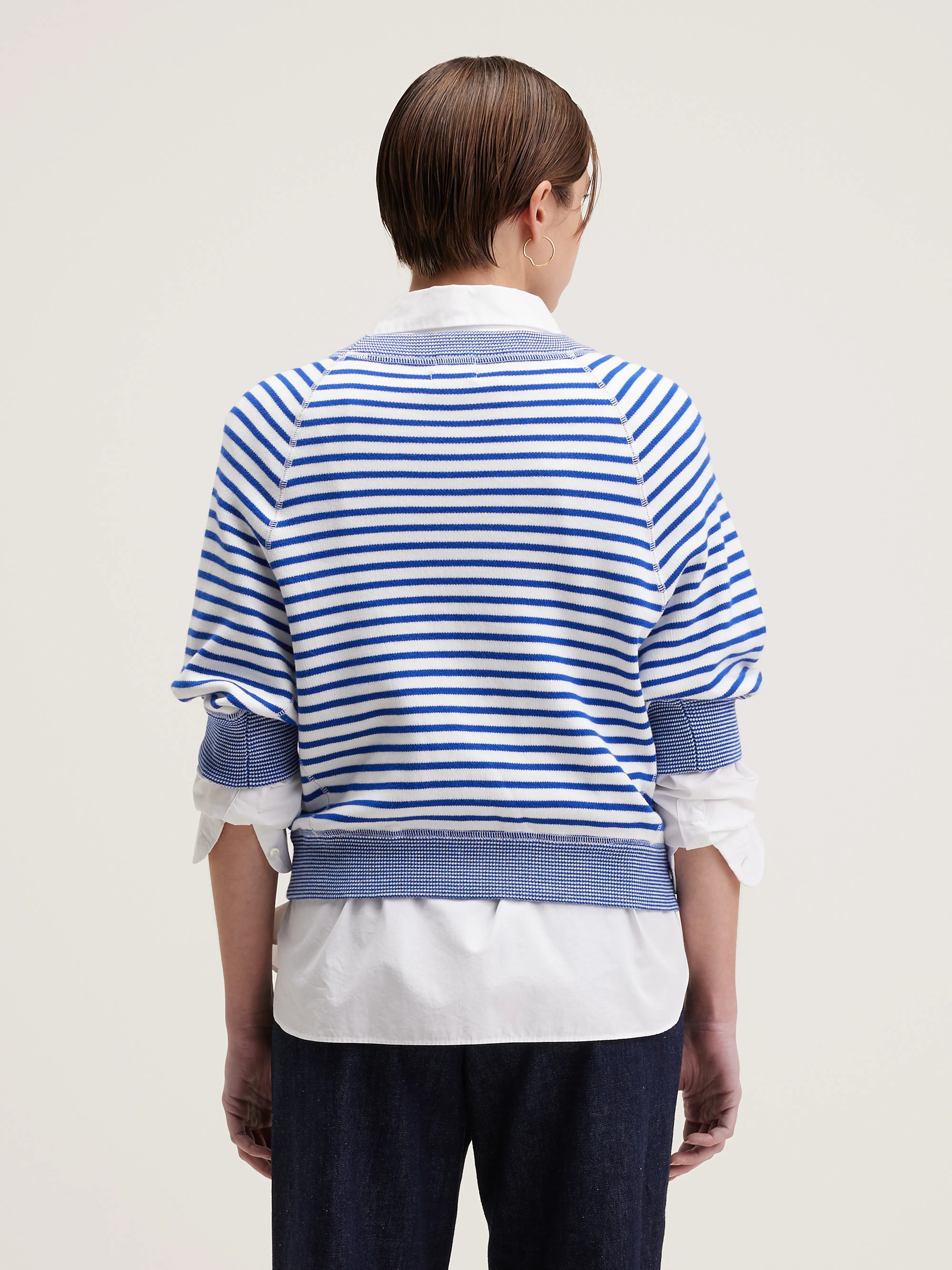 Anglet crew-neck sweater (242 / W / STRIPE A)