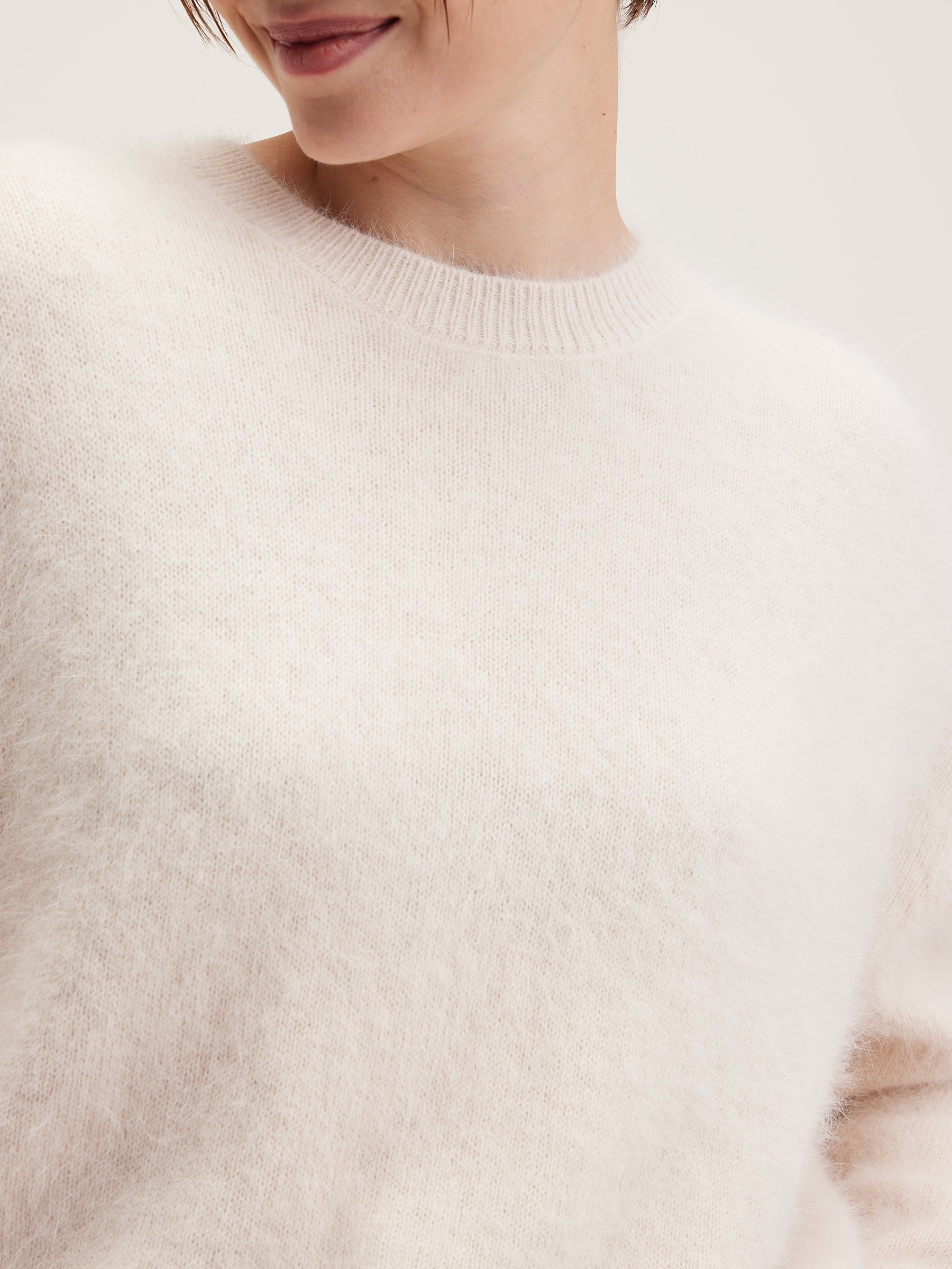 Datus Angora-blend Sweater - Parchemin For Women | Bellerose