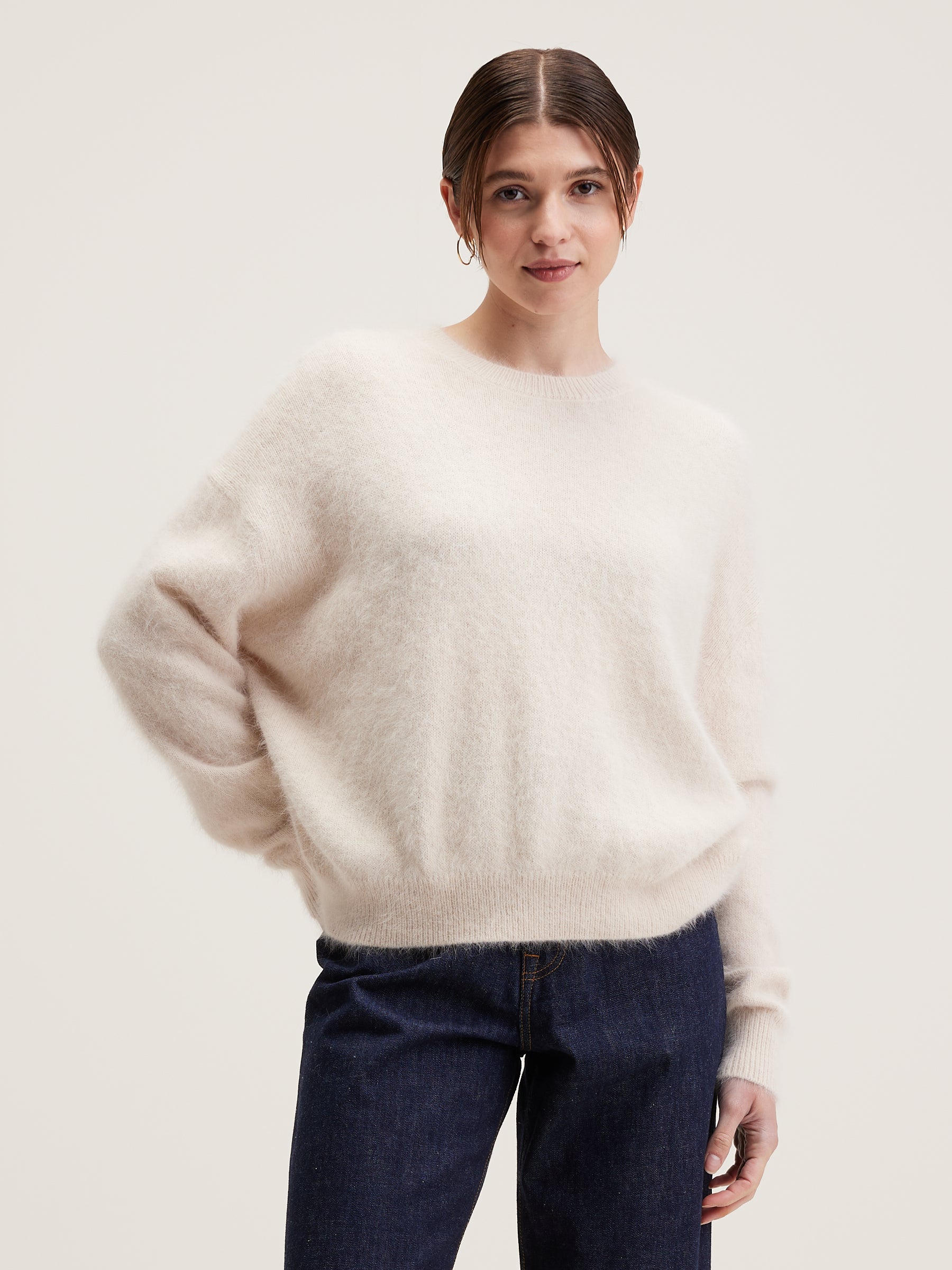 Pull en angora Datus (242 / W / PARCHEMIN)