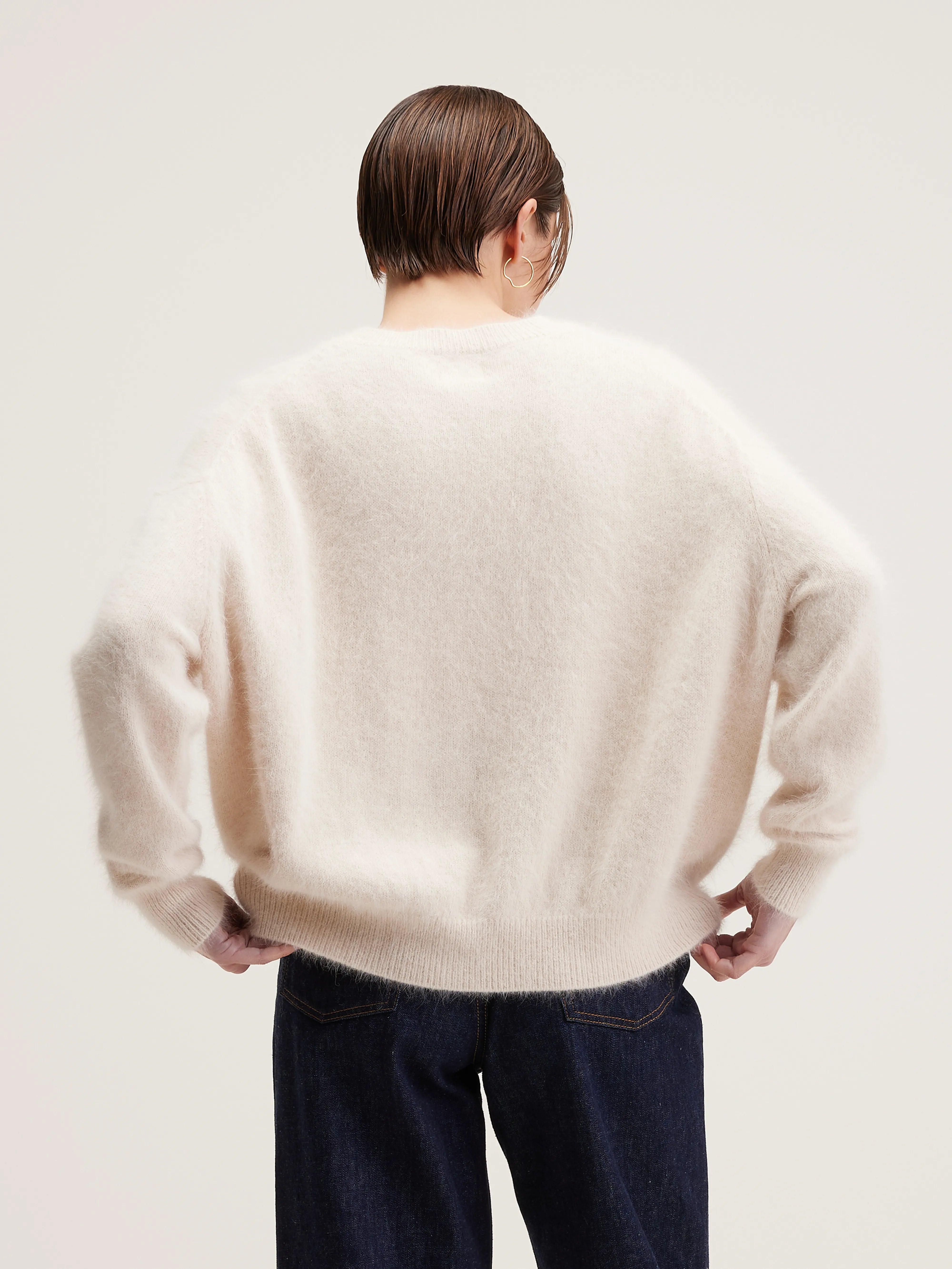 Datus Angora-blend Sweater - Parchemin For Women | Bellerose