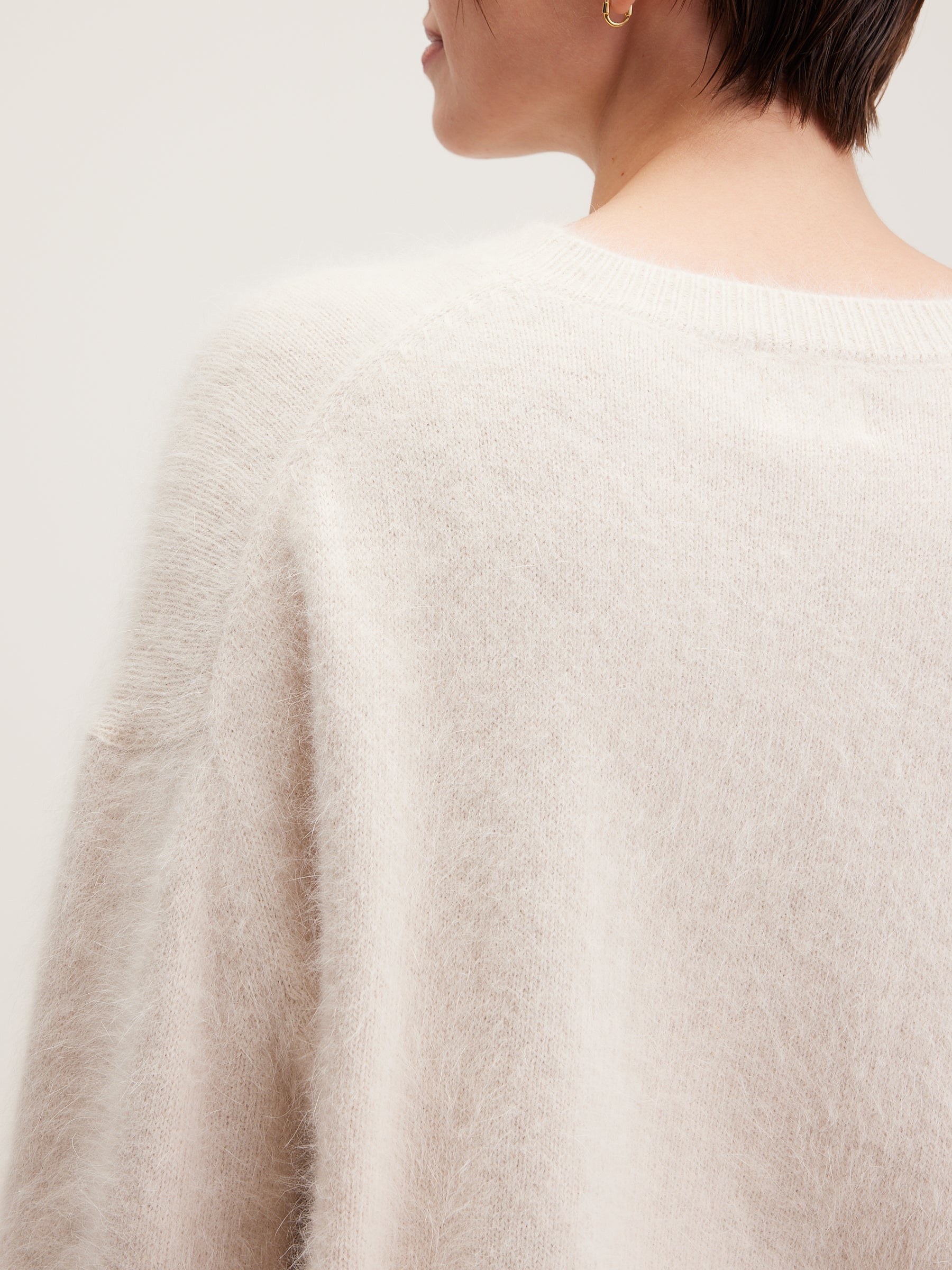 Datus angora-blend sweater (242 / W / PARCHEMIN)