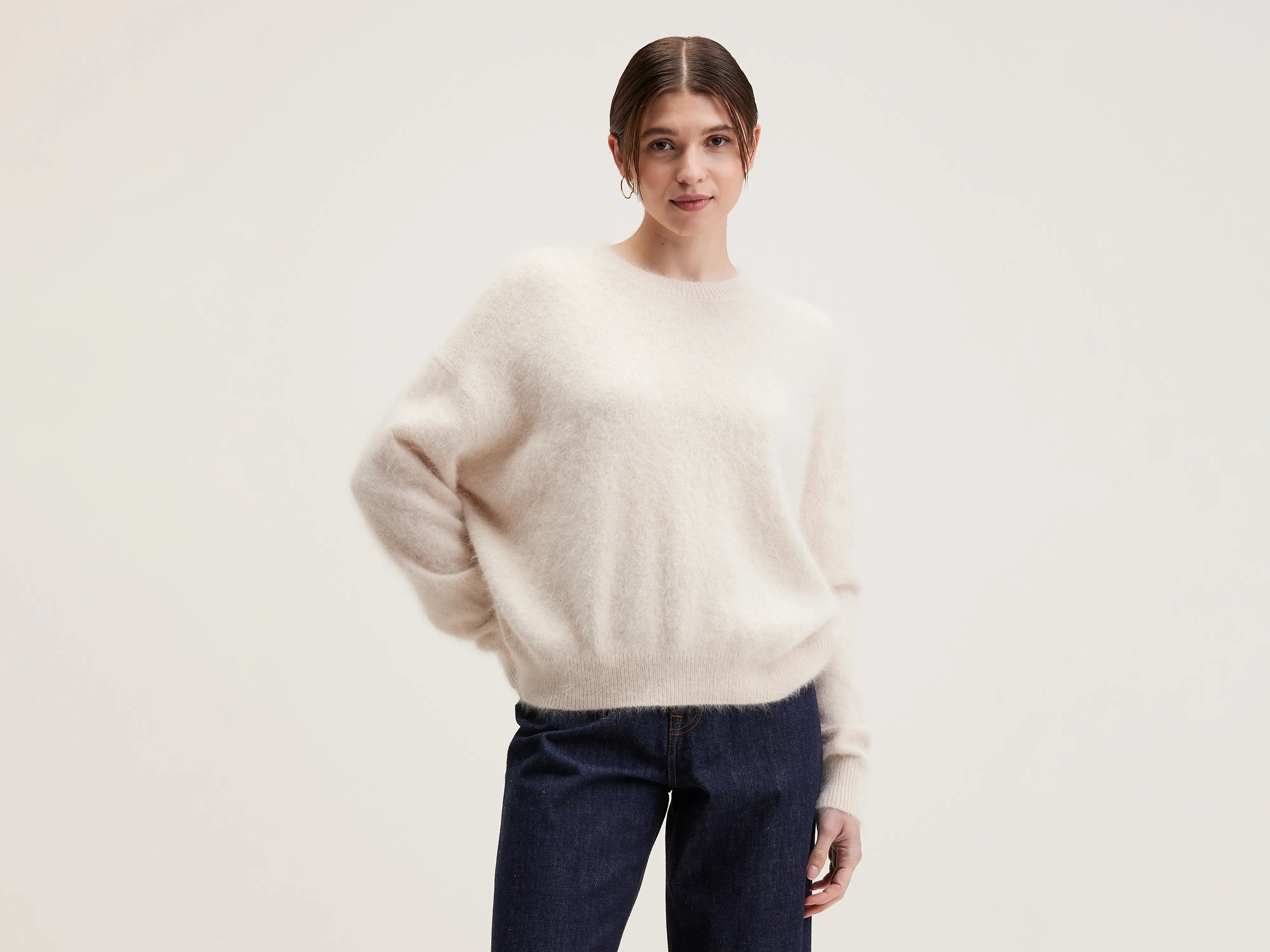 Pull En Angora Datus - Parchemin Pour Femme | Bellerose