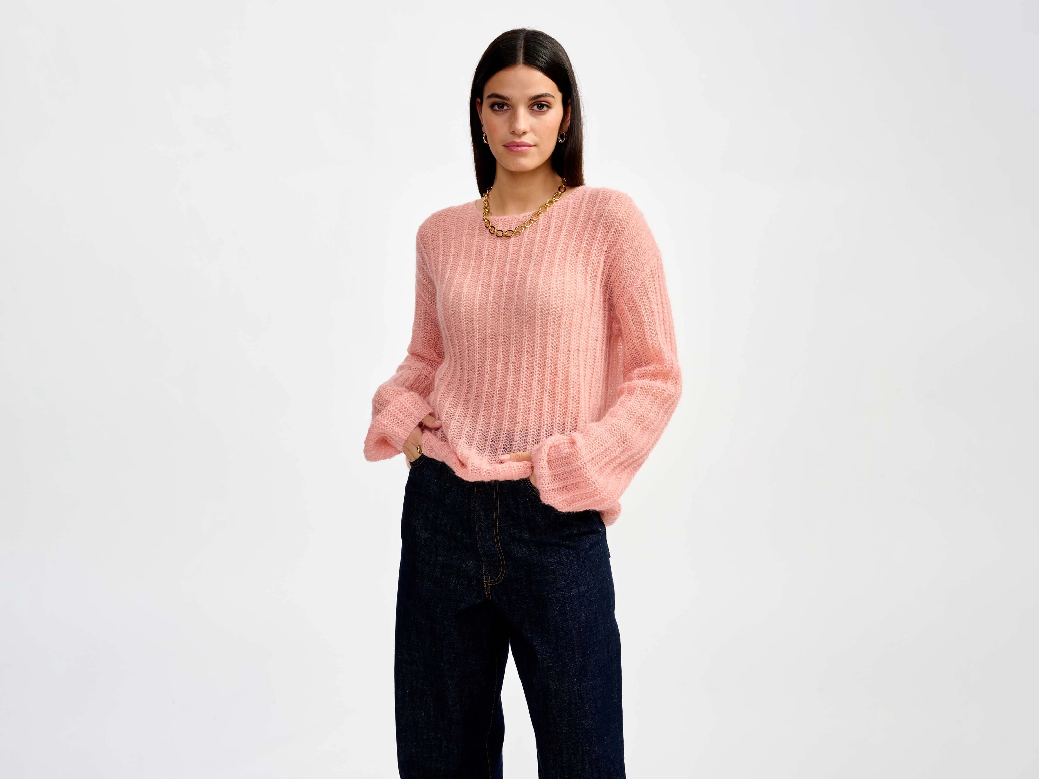 pull guora (241 / W / CORAIL)