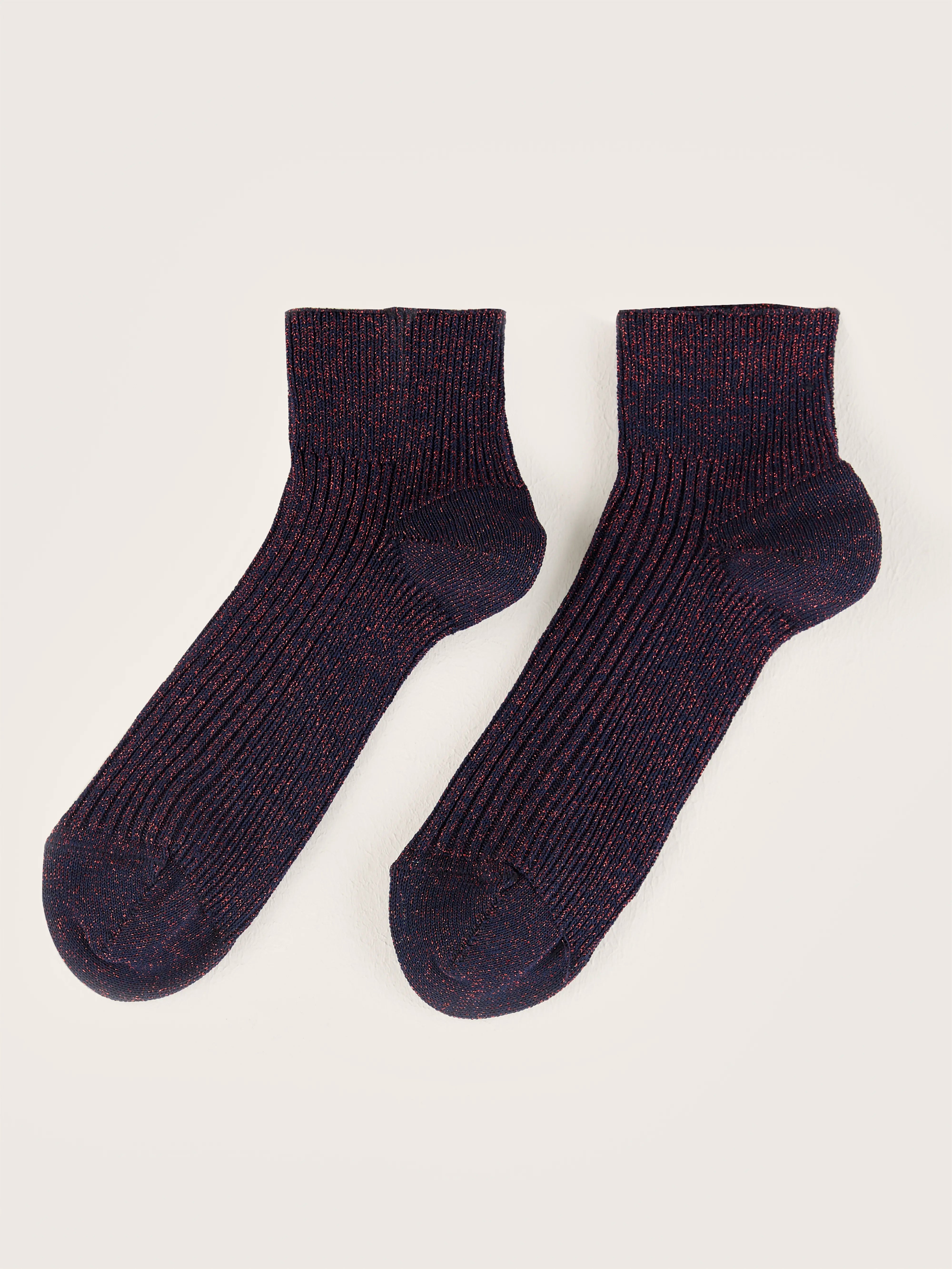 Chaussettes Courtes Bapis - Black Pour Femme | Bellerose