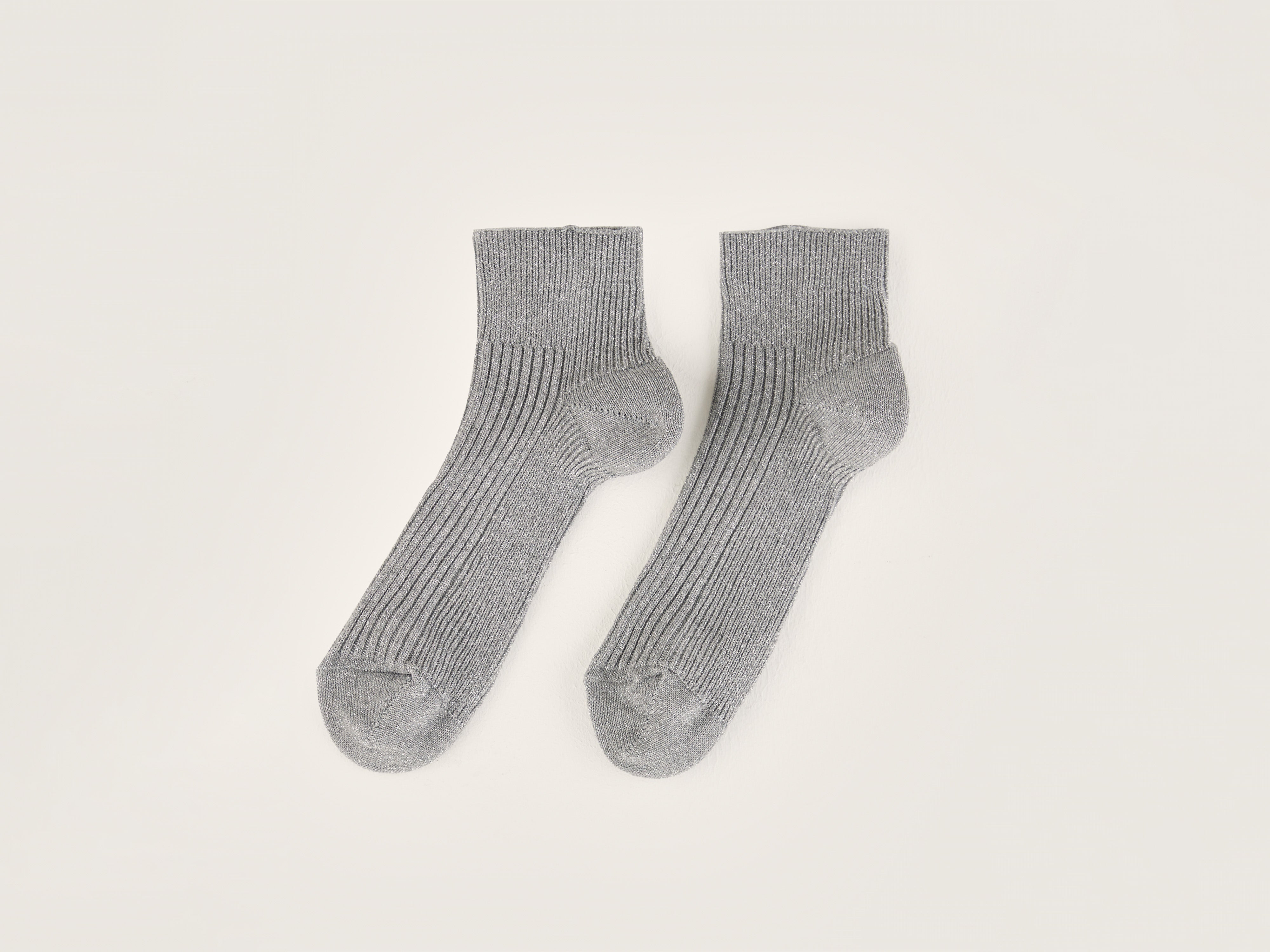 Chaussettes Courtes Bapis - Heather grey Pour Femme | Bellerose