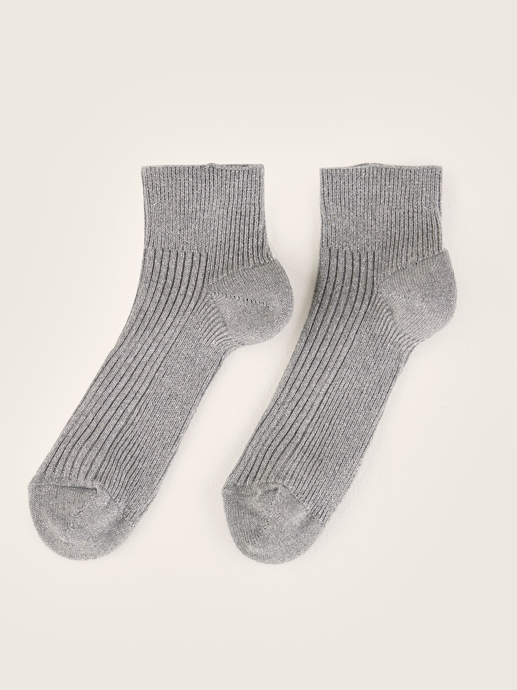 Chaussettes Courtes Bapis - Heather grey Pour Femme | Bellerose