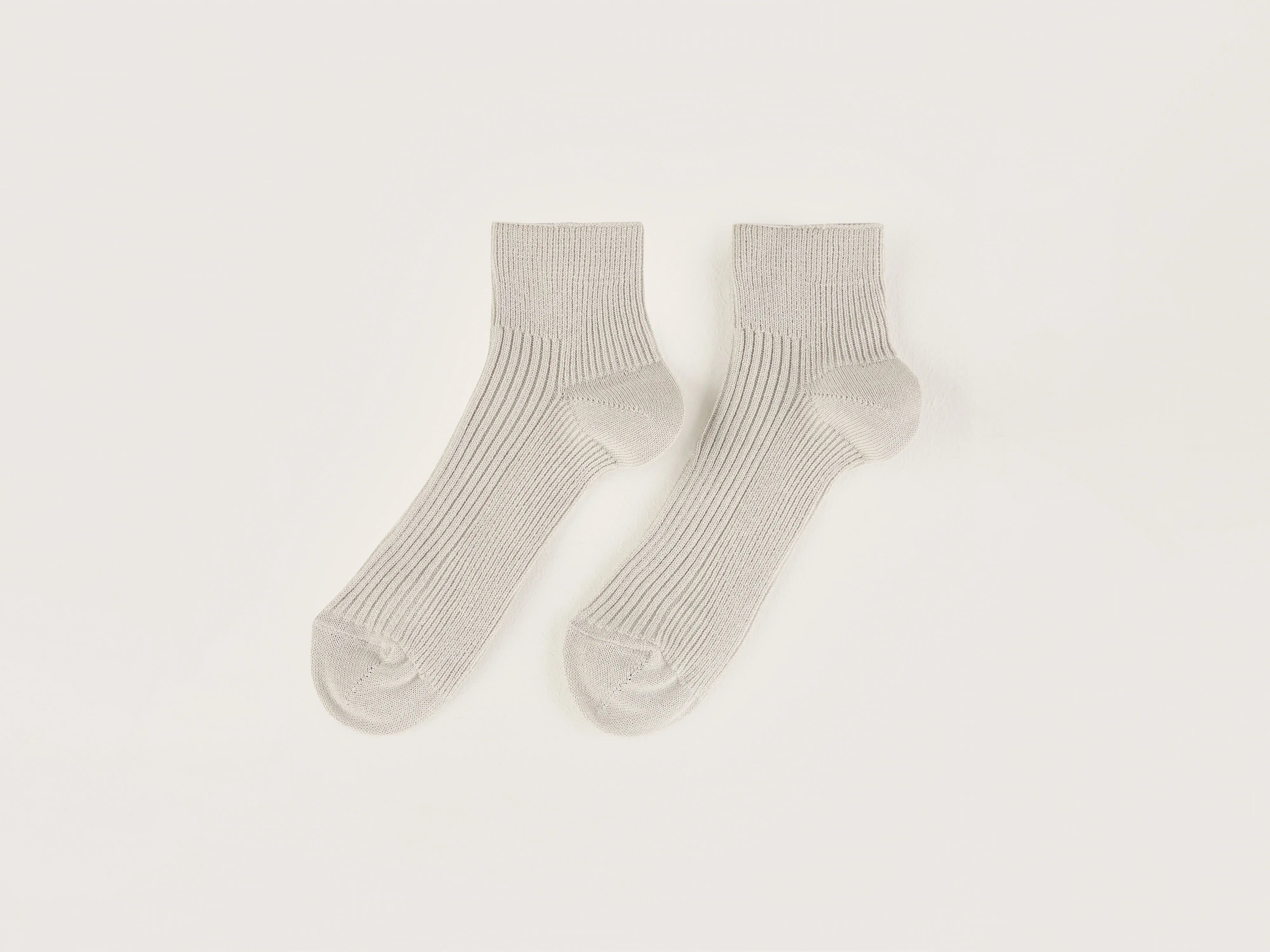 Chaussettes Courtes Bapis - Oyster Pour Femme | Bellerose