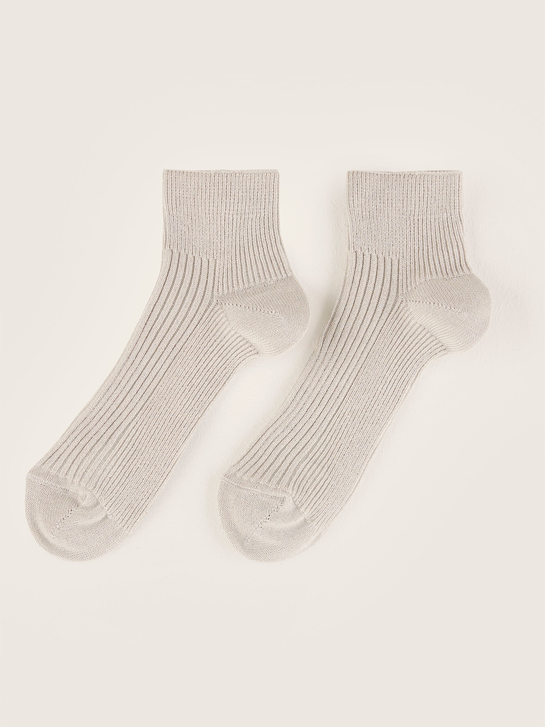 Chaussettes Courtes Bapis - Oyster Pour Femme | Bellerose