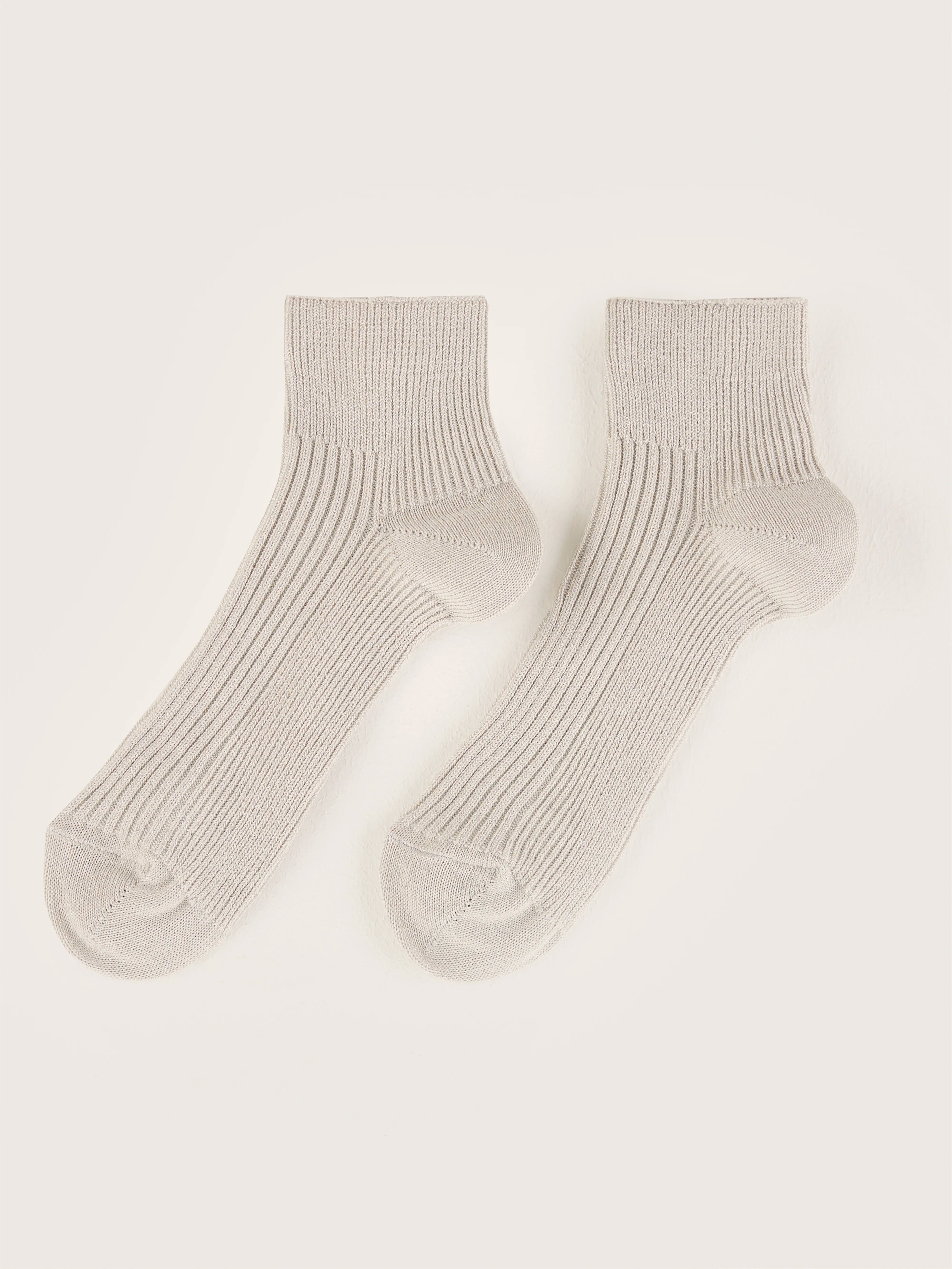 Chaussettes Courtes Bapis - Oyster Pour Femme | Bellerose