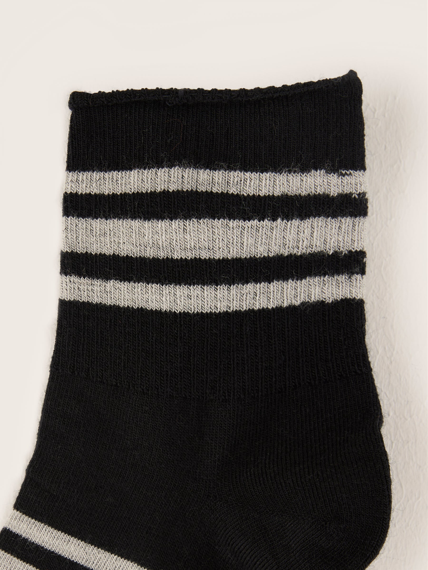 Bitia Ankle Socks - Black / Natural For Women | Bellerose