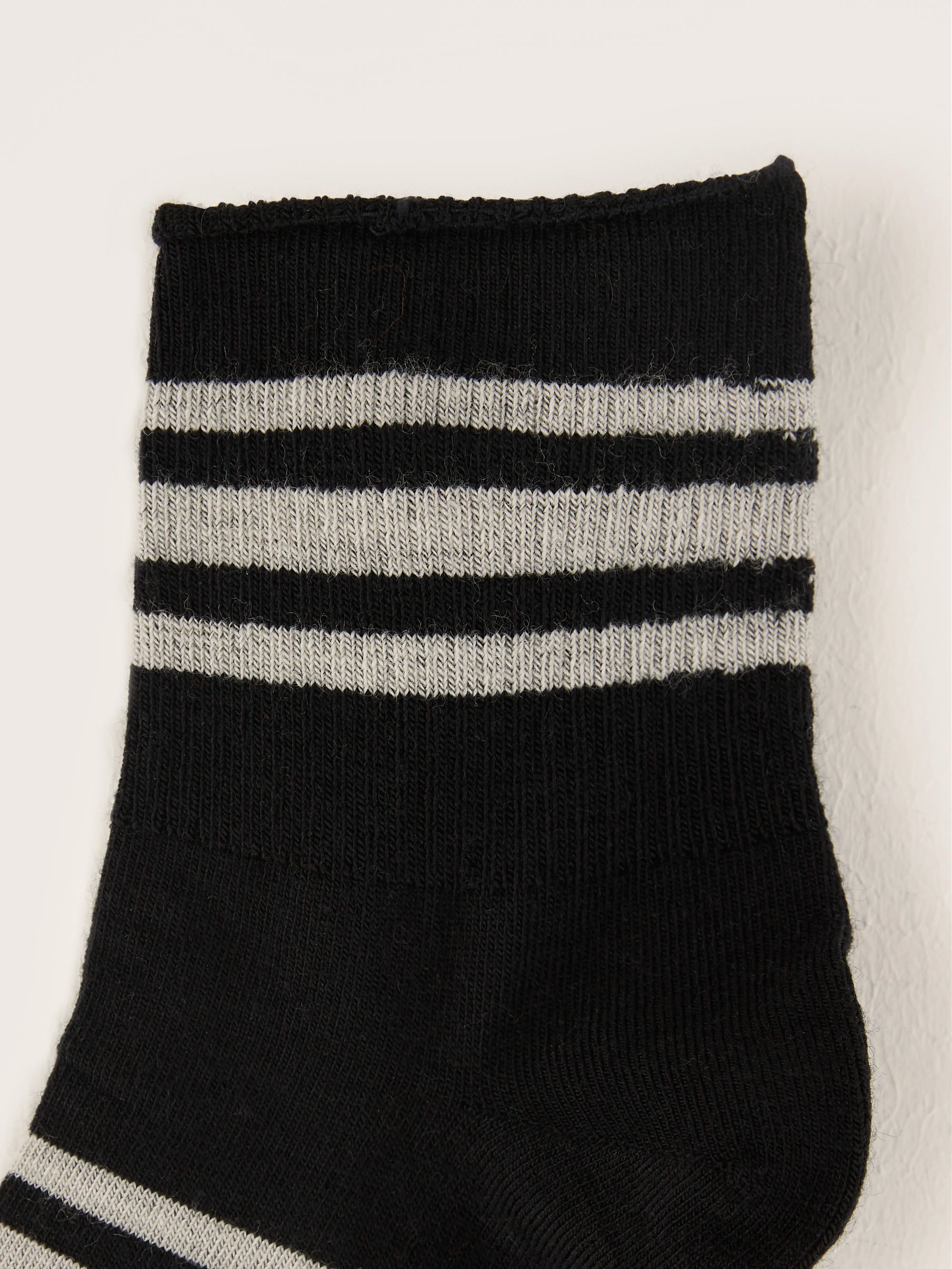 Chaussettes Bitia - Black / Natural Pour Femme | Bellerose