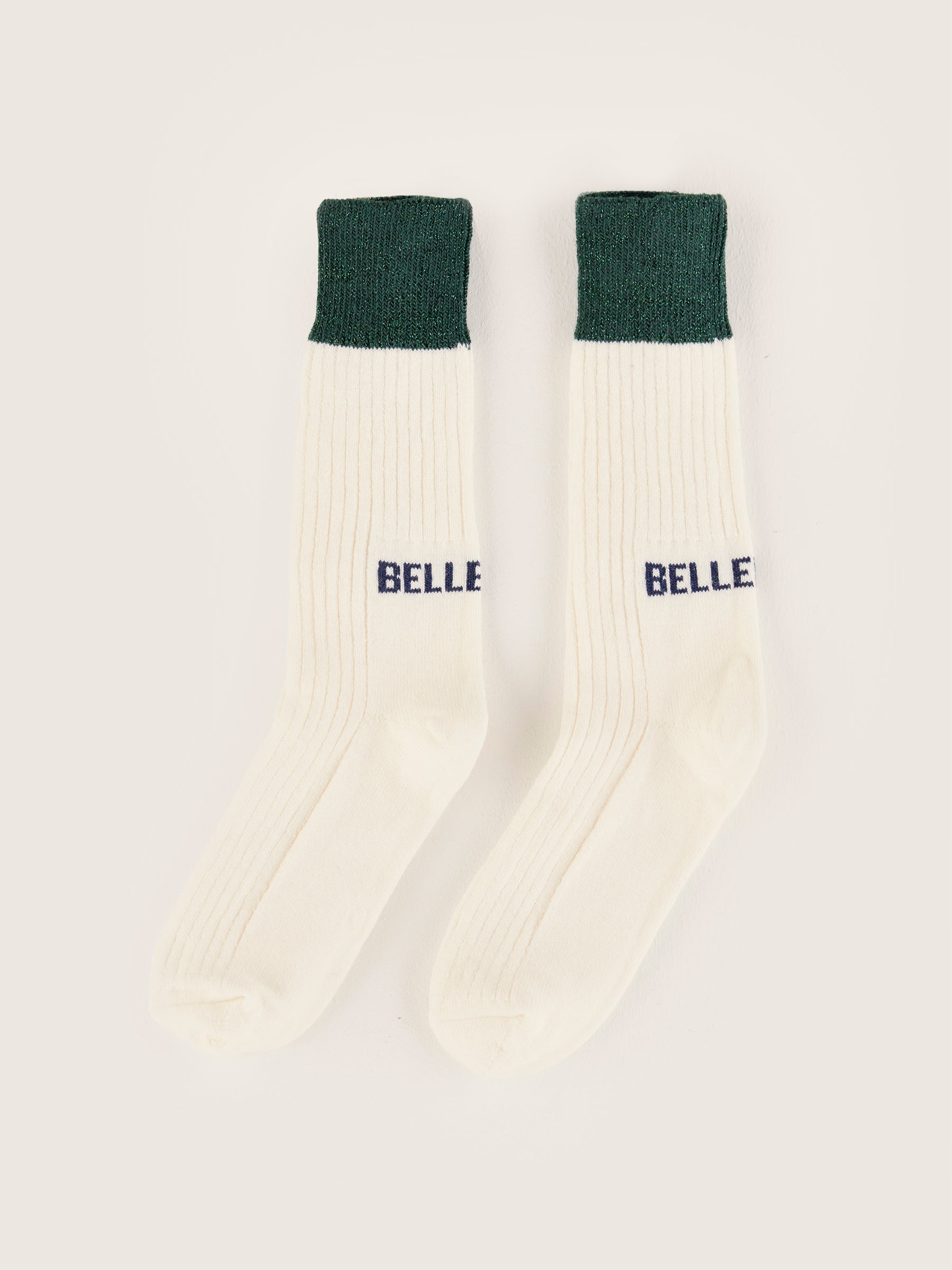 Chaussettes En Maille Vocin - Ecru Pour Femme | Bellerose