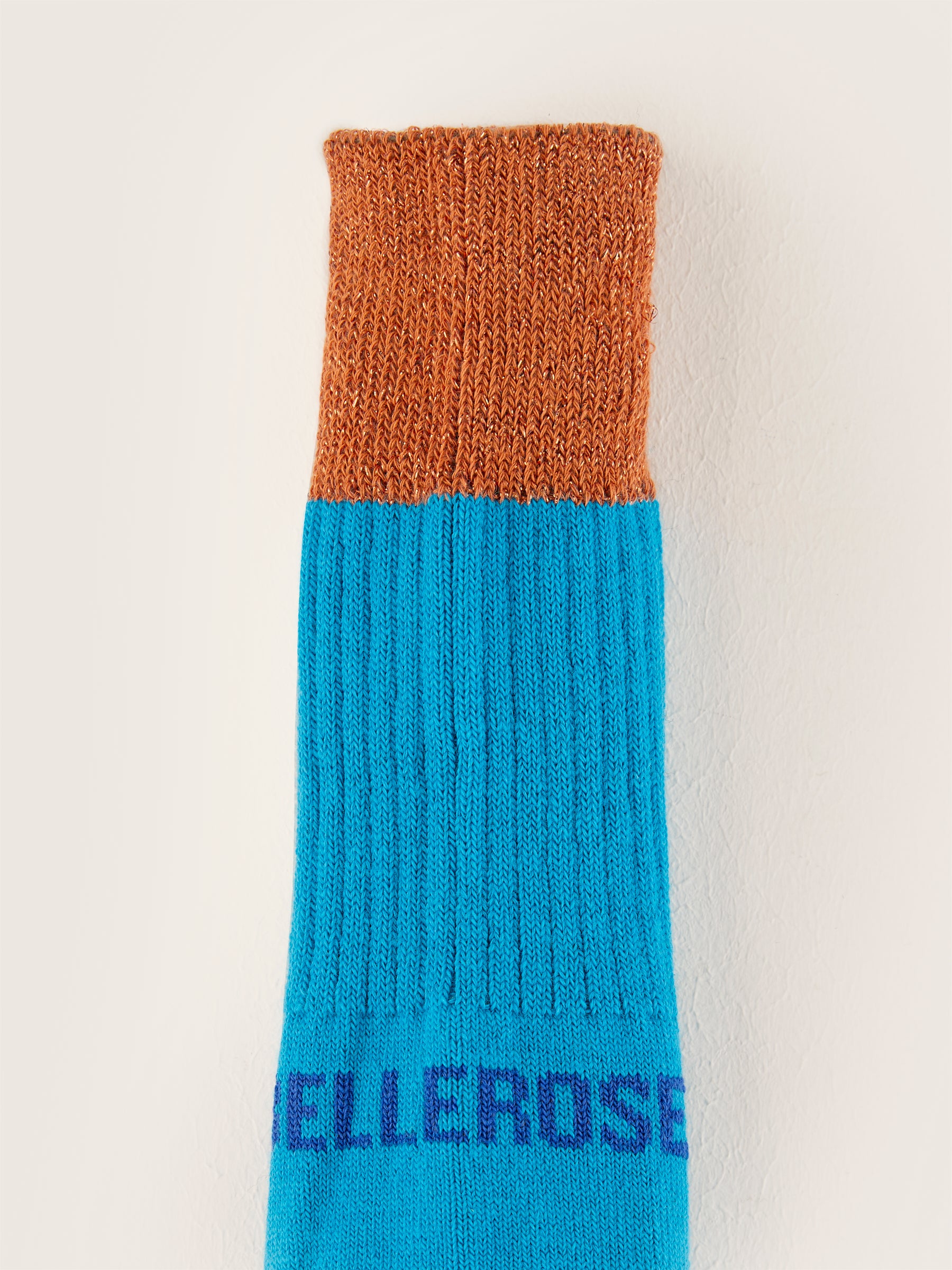 Chaussettes En Maille Vocin - Turquoise Pour Femme | Bellerose