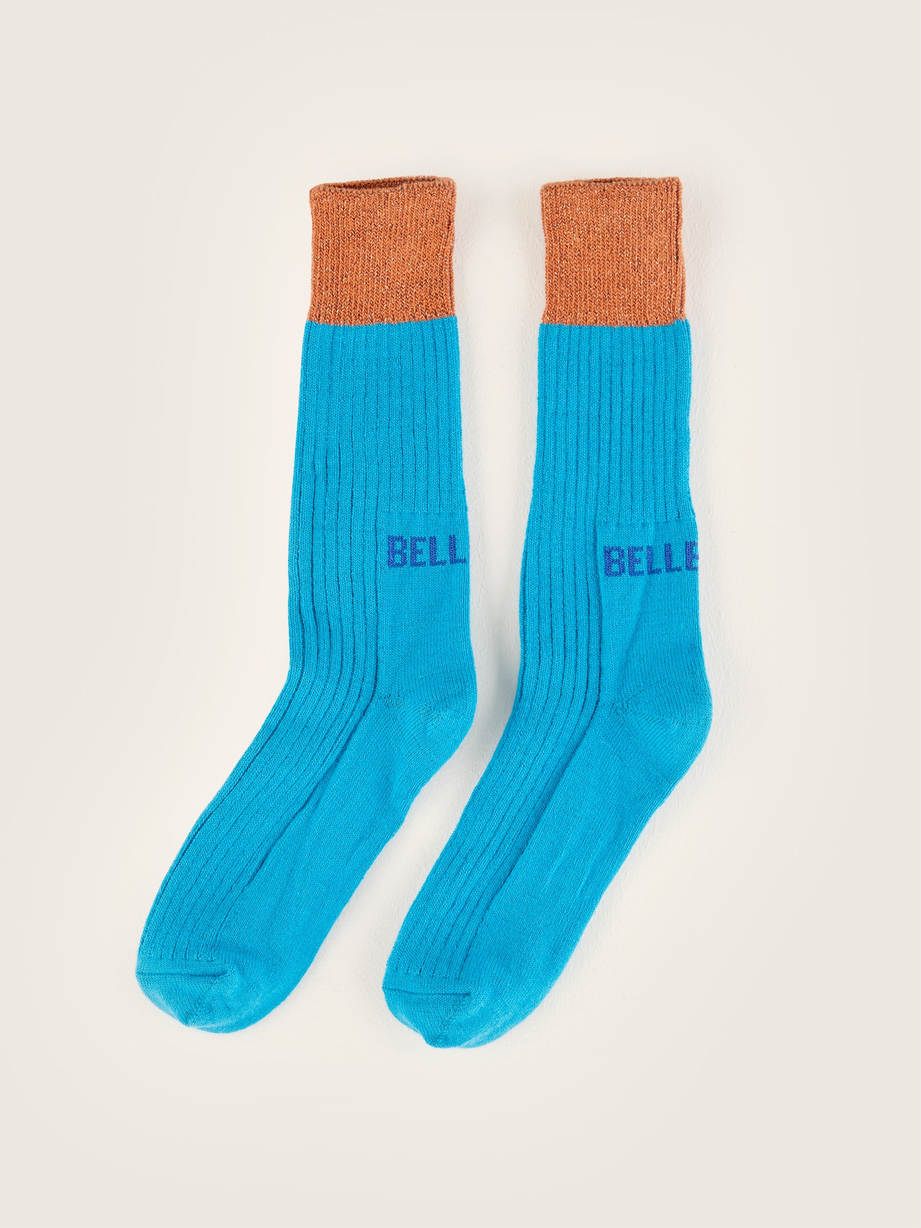 Chaussettes en maille Vocin (242 / W / TURQUOISE)