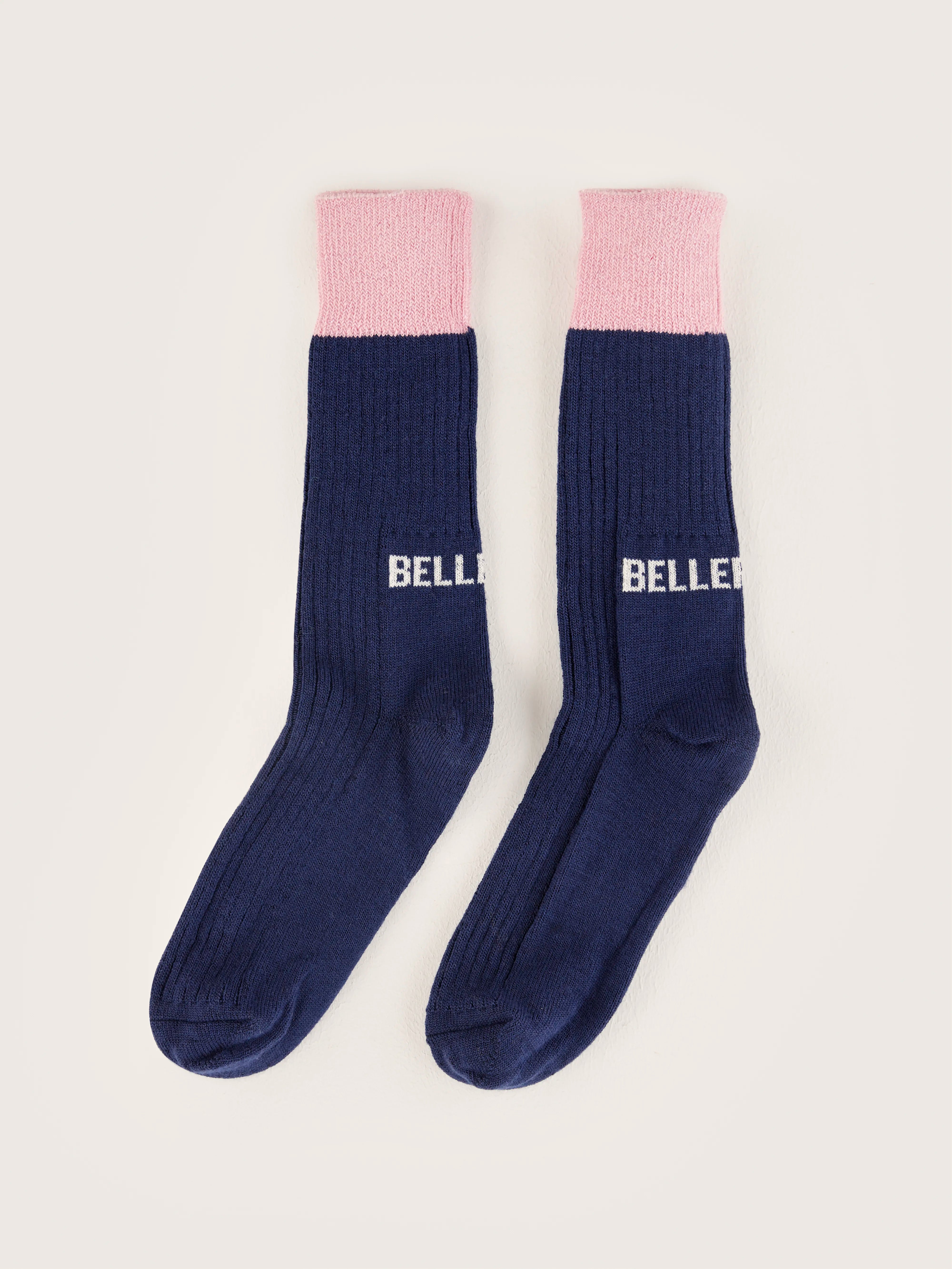 Chaussettes En Maille Vocin - Naval Pour Femme | Bellerose