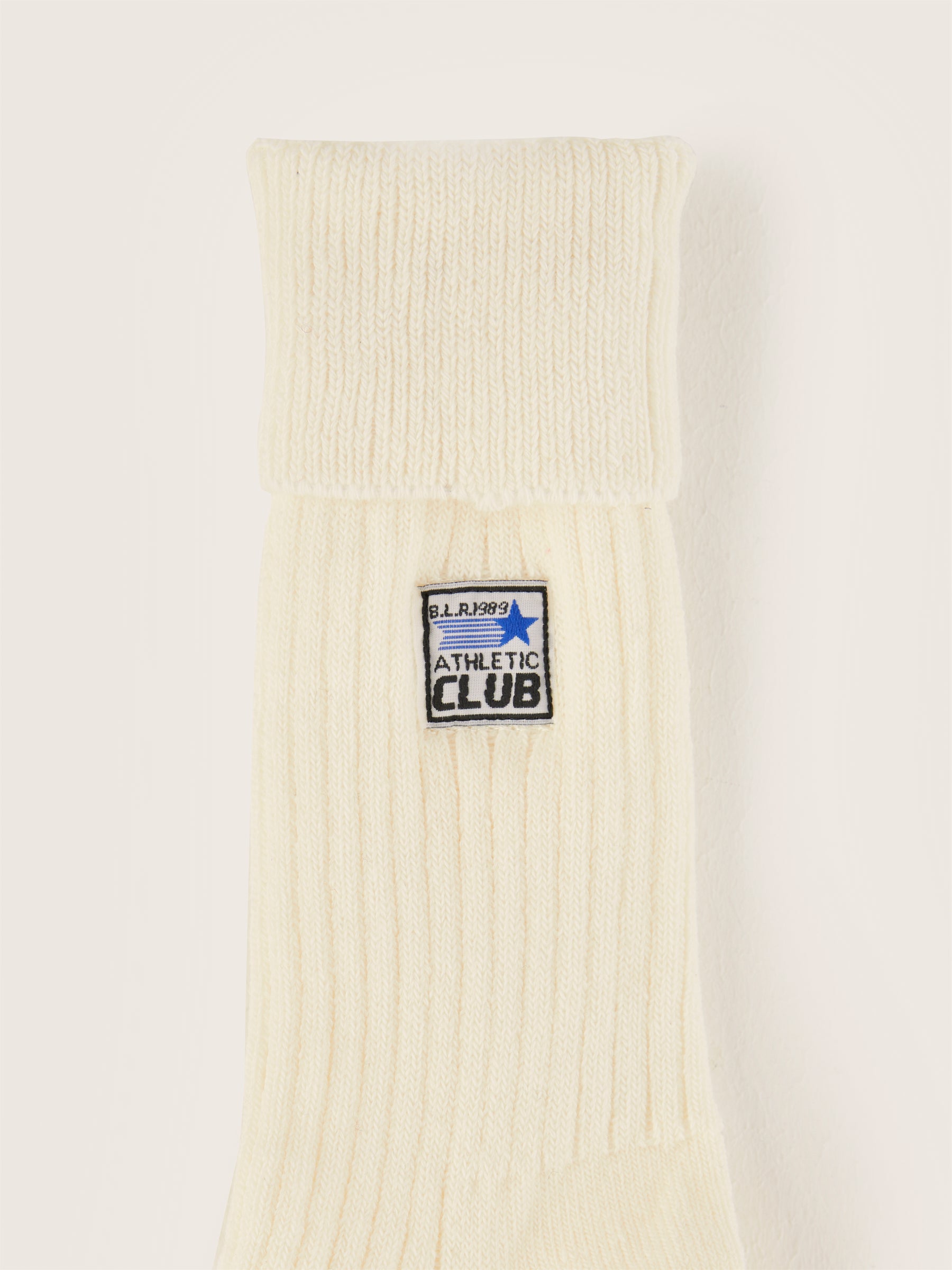 Vocani Ribbed Socks - Ecru For Women | Bellerose