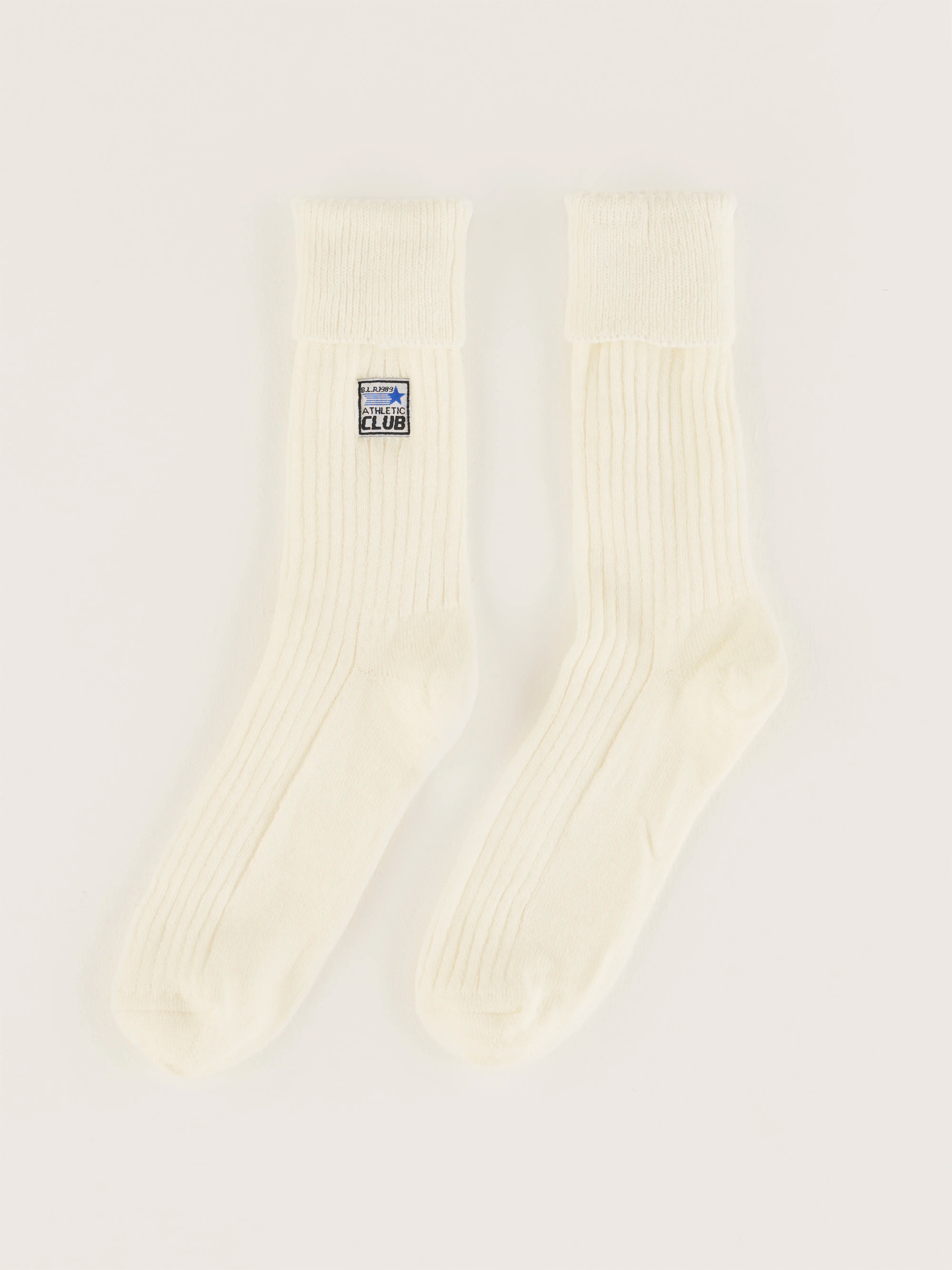 Vocani ribbed socks (242 / W / ECRU)