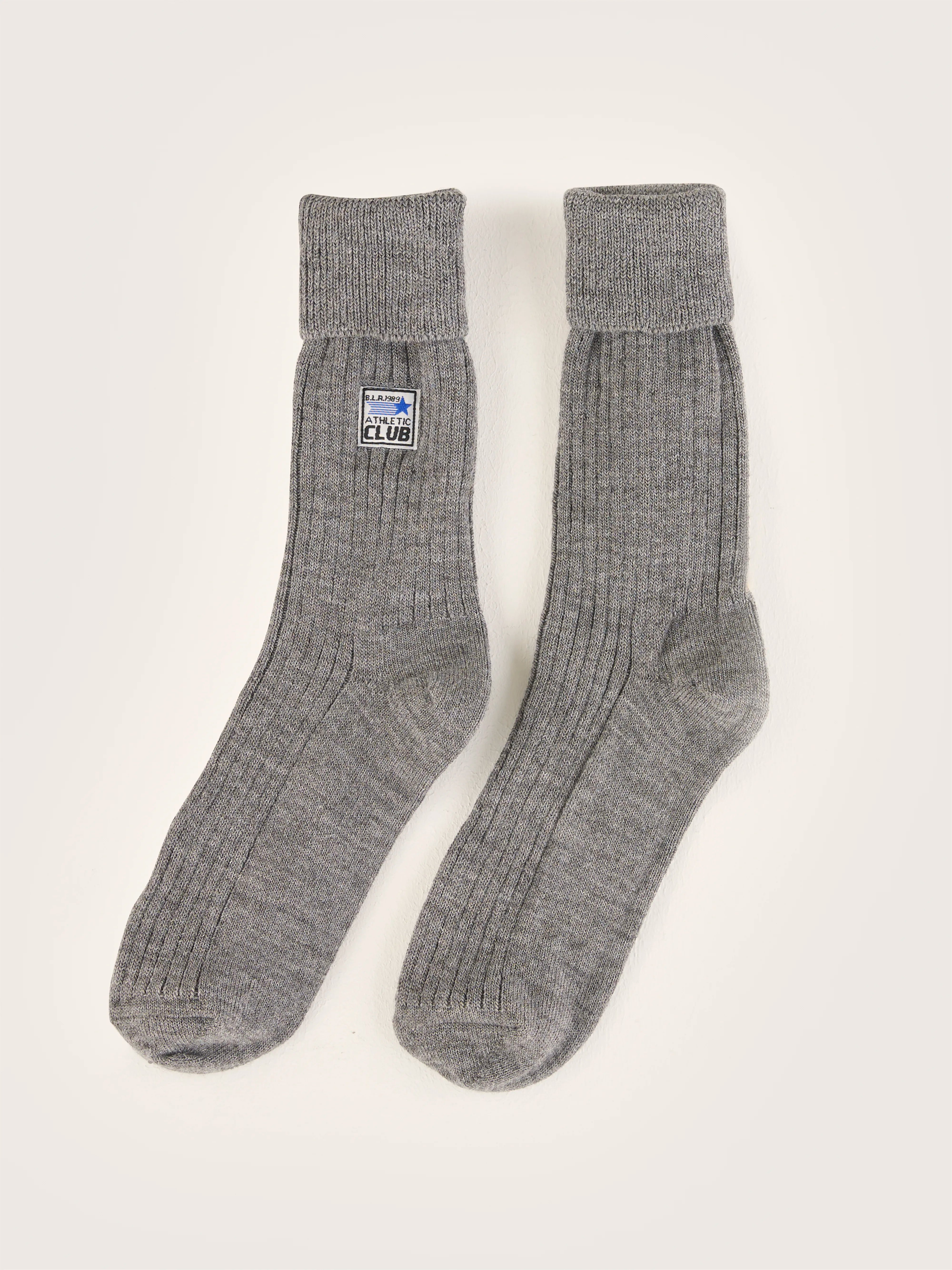 Chaussettes En Maille Vocani - Grey melange Pour Femme | Bellerose