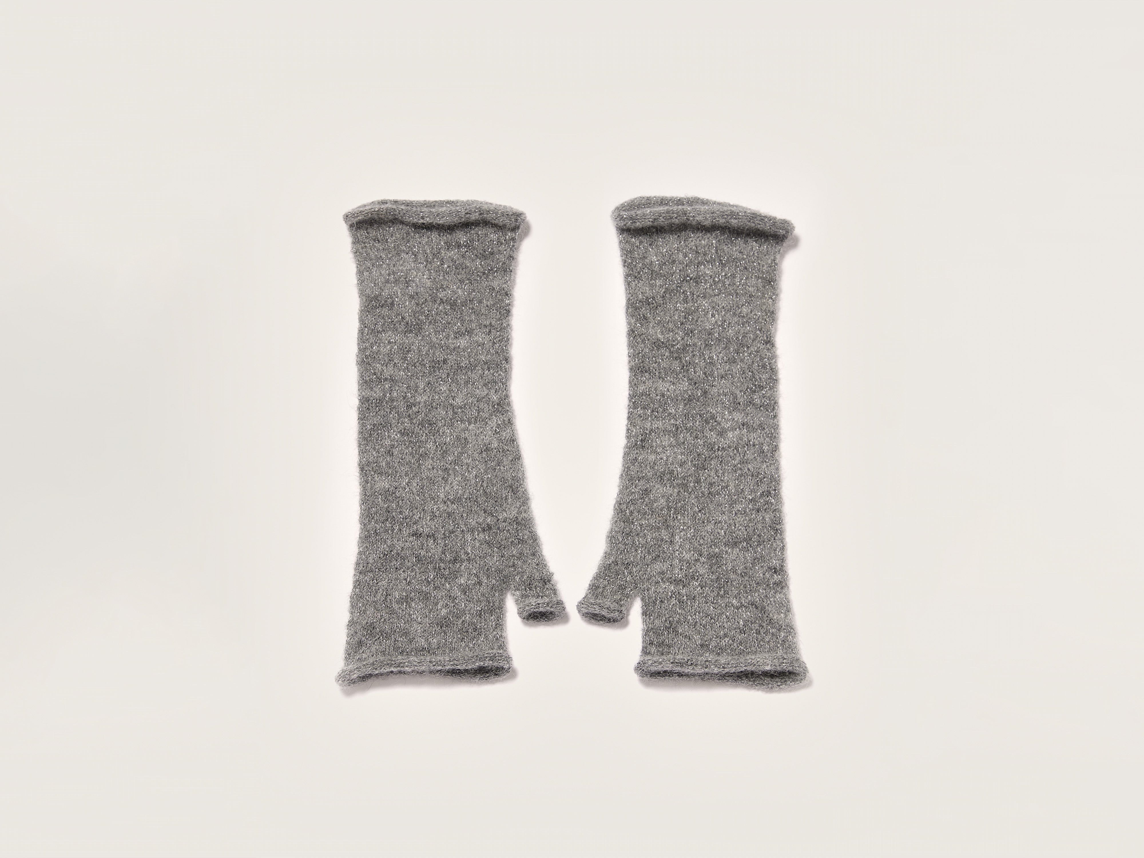 Amain fingerless gloves (242 / W / MID GREY)