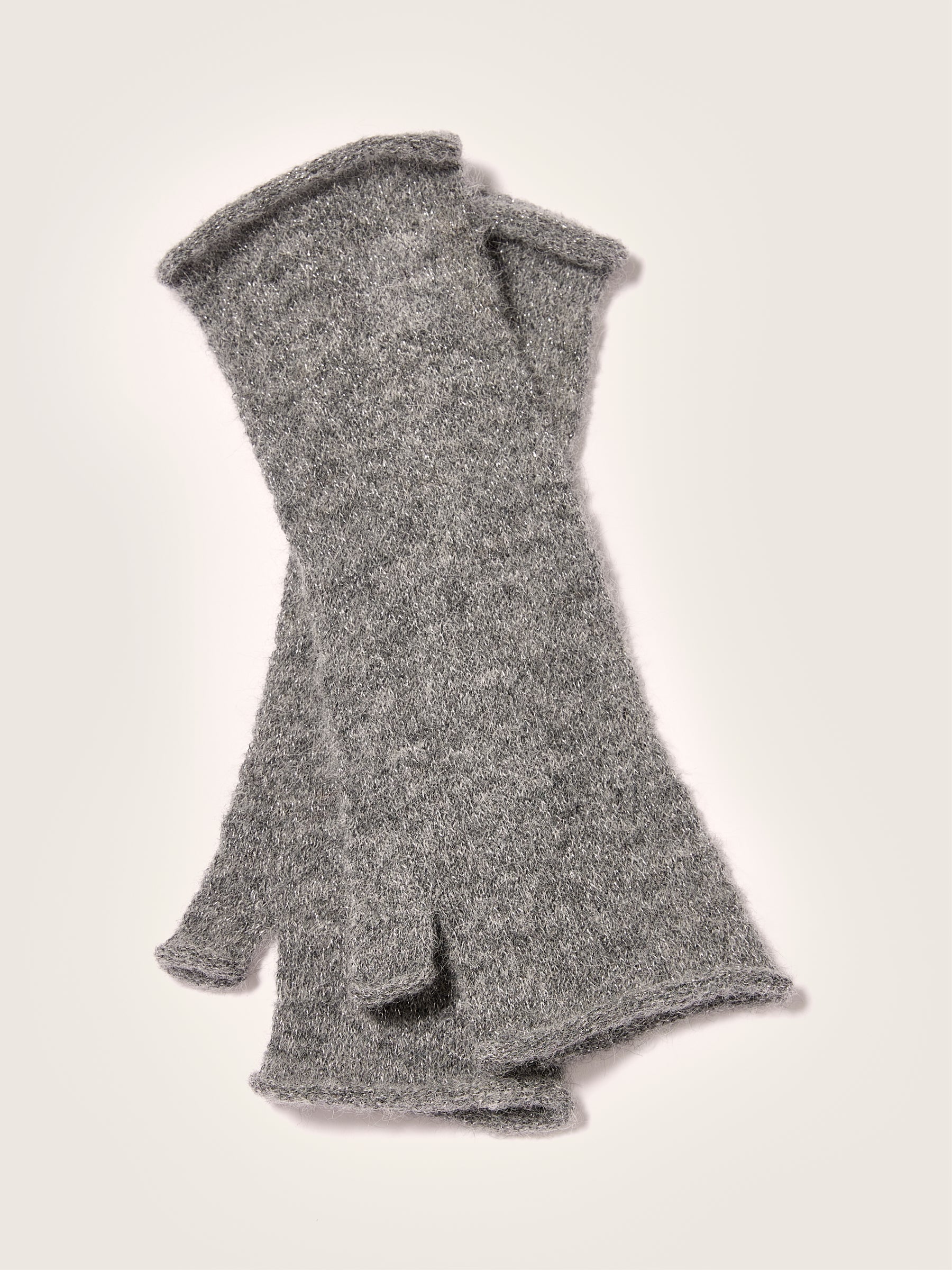 Amain fingerless gloves (242 / W / MID GREY)