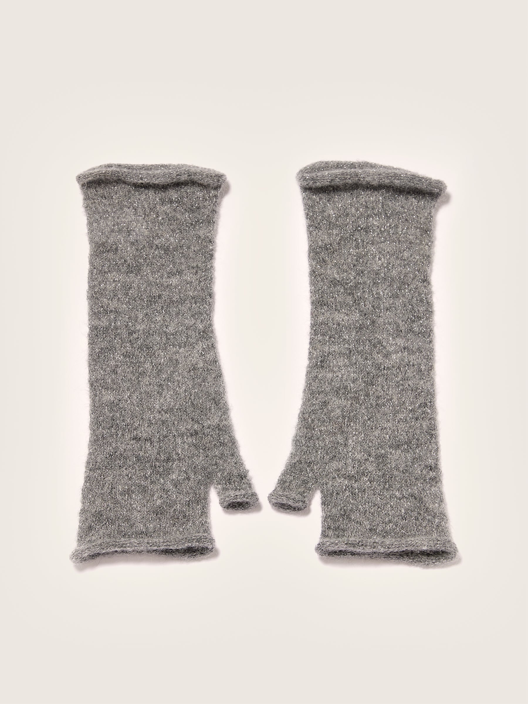 Amain fingerless gloves (242 / W / MID GREY)