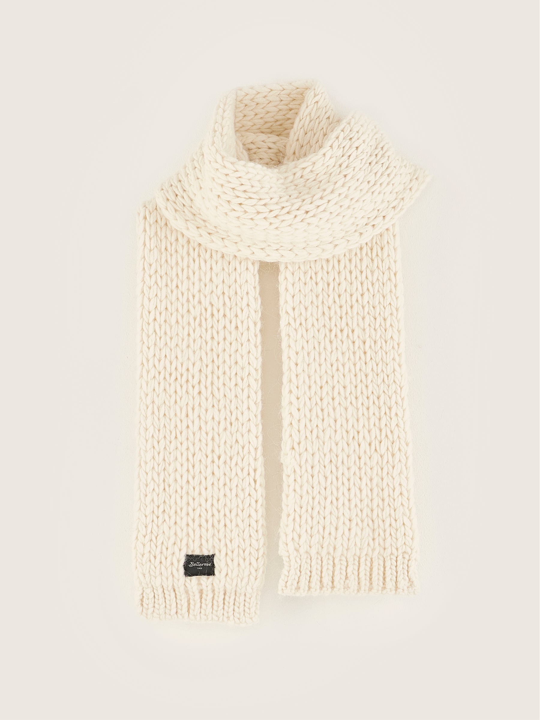 Kou knitted scarf (242 / W / IVORY)