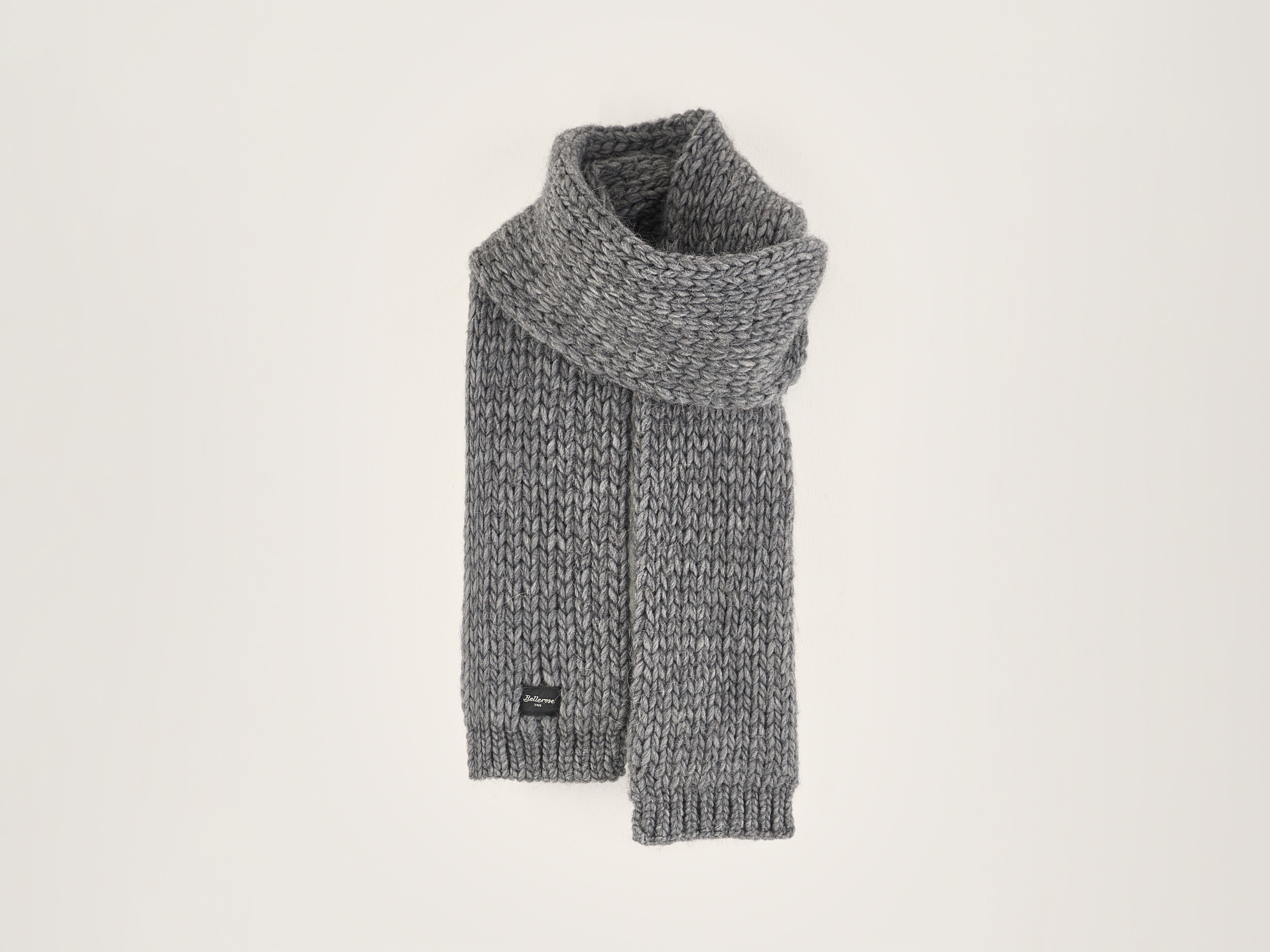 Kou knitted scarf (242 / W / MID GREY)