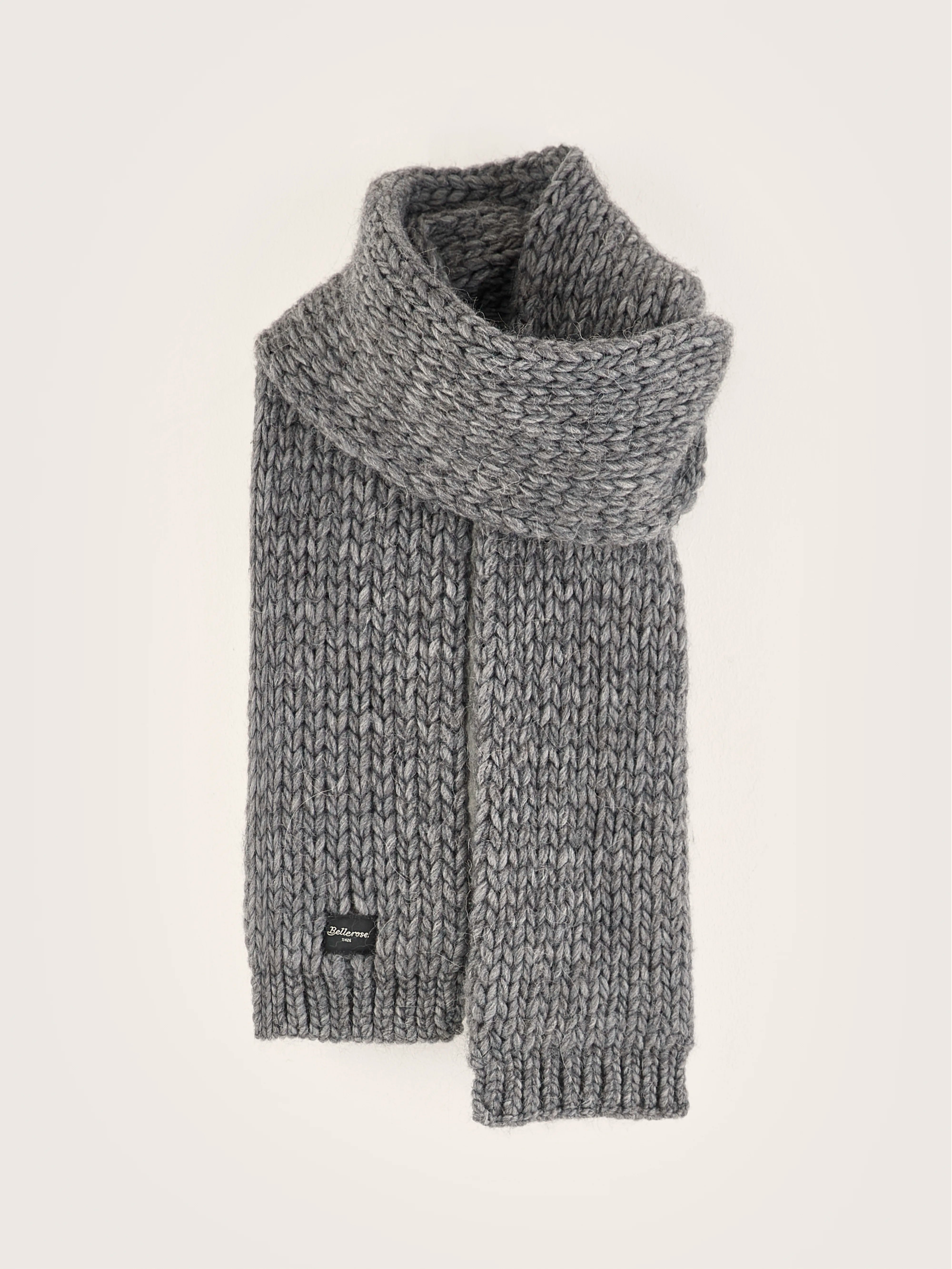 Kou Gebreide Sjaal - Mid grey Voor Dames | Bellerose