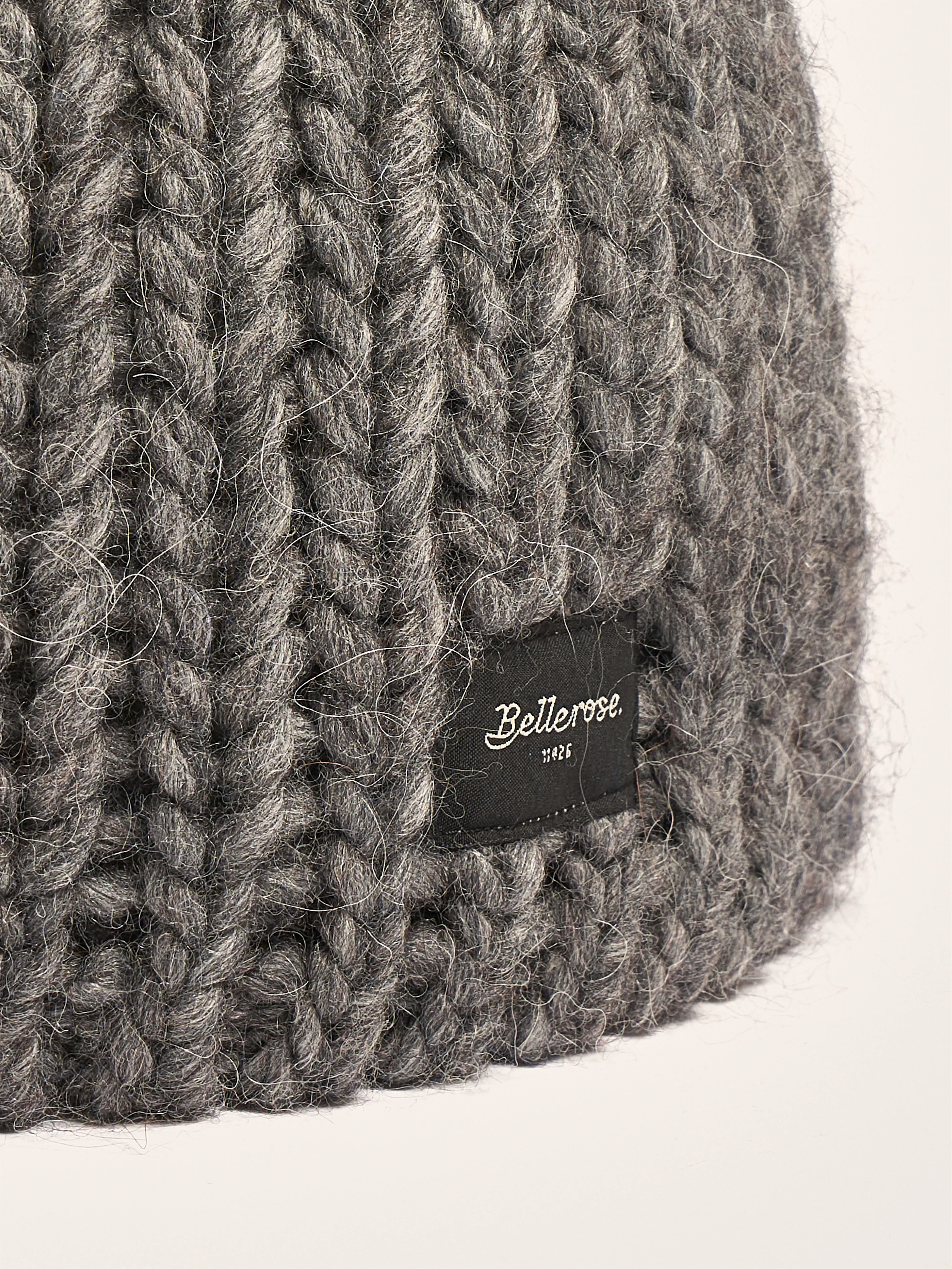 Kouha Knitted Beanie - Mid grey For Women | Bellerose