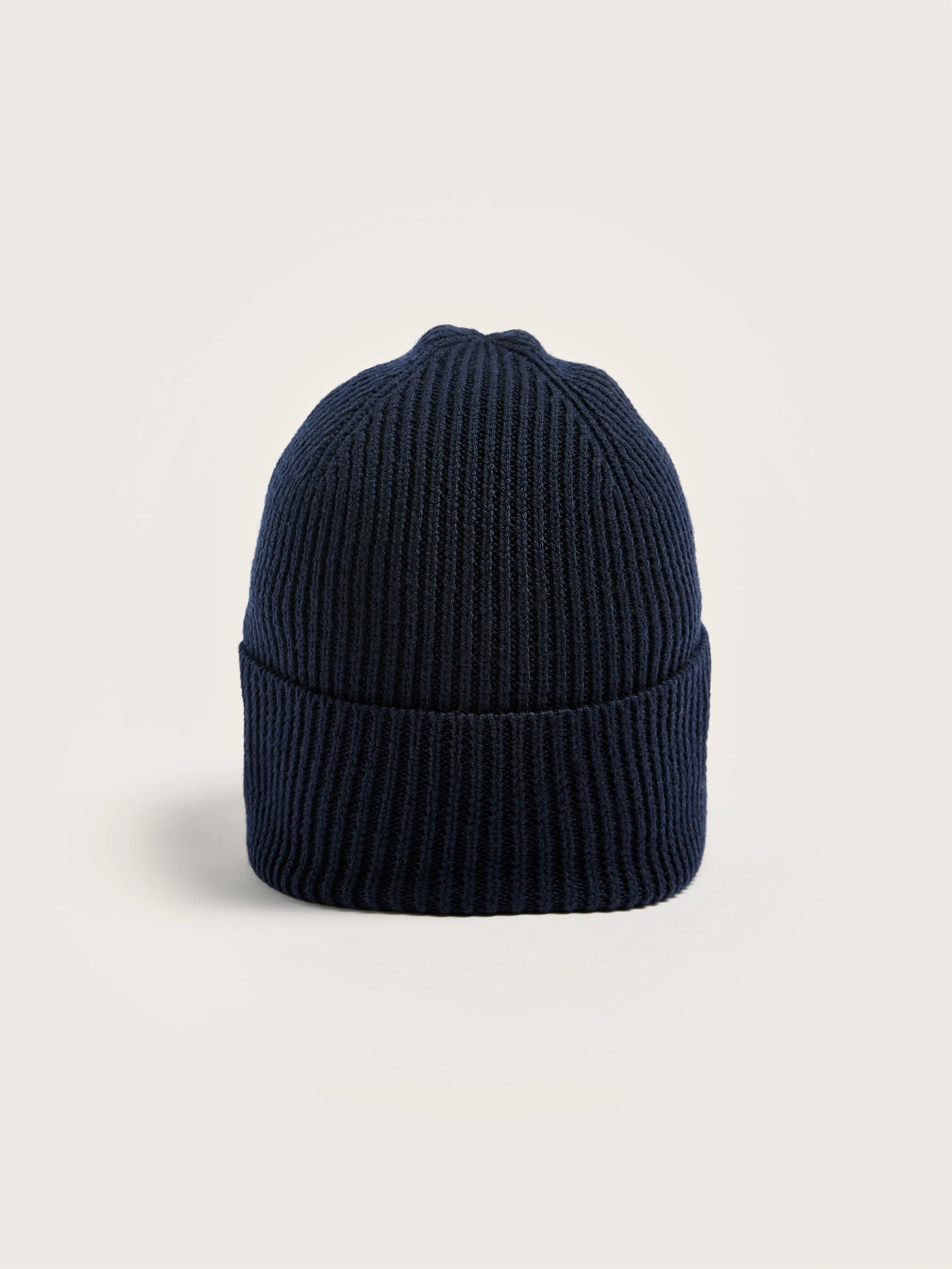 Senca rib-knit beanie (242 / W / NAVY)